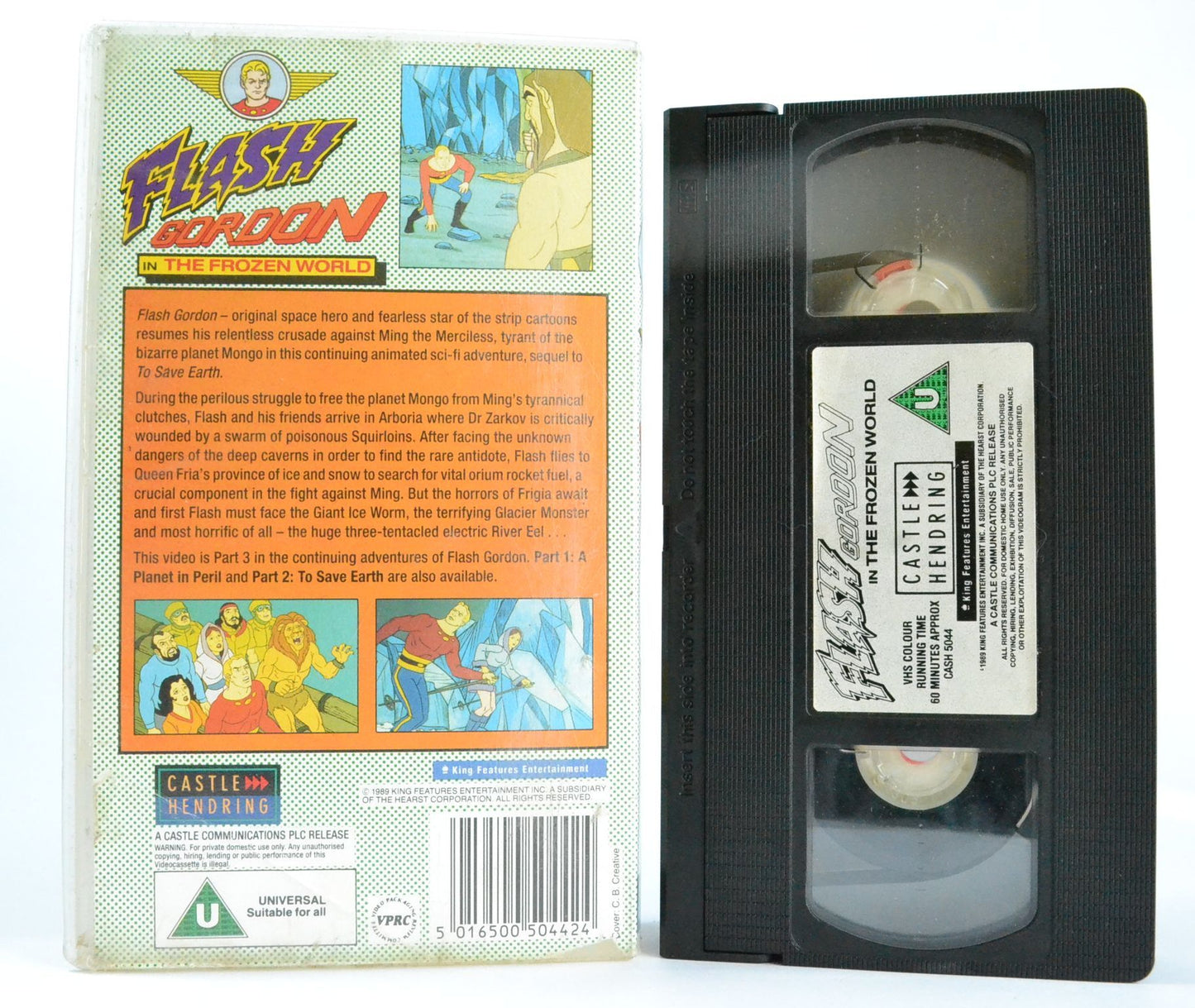 Flash Gordon (Part.3): In The Frozen World - Children’s Sci-Fi Action (1989) VHS-