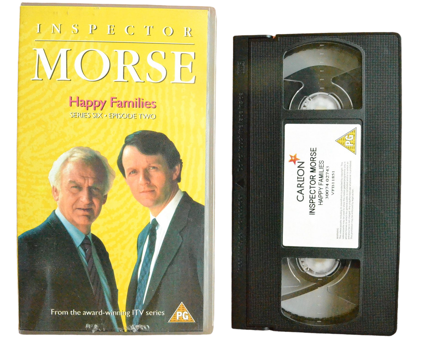 Inspector Morse: Happy Families - John thaw - Carlton Video - Vintage - Pal VHS-