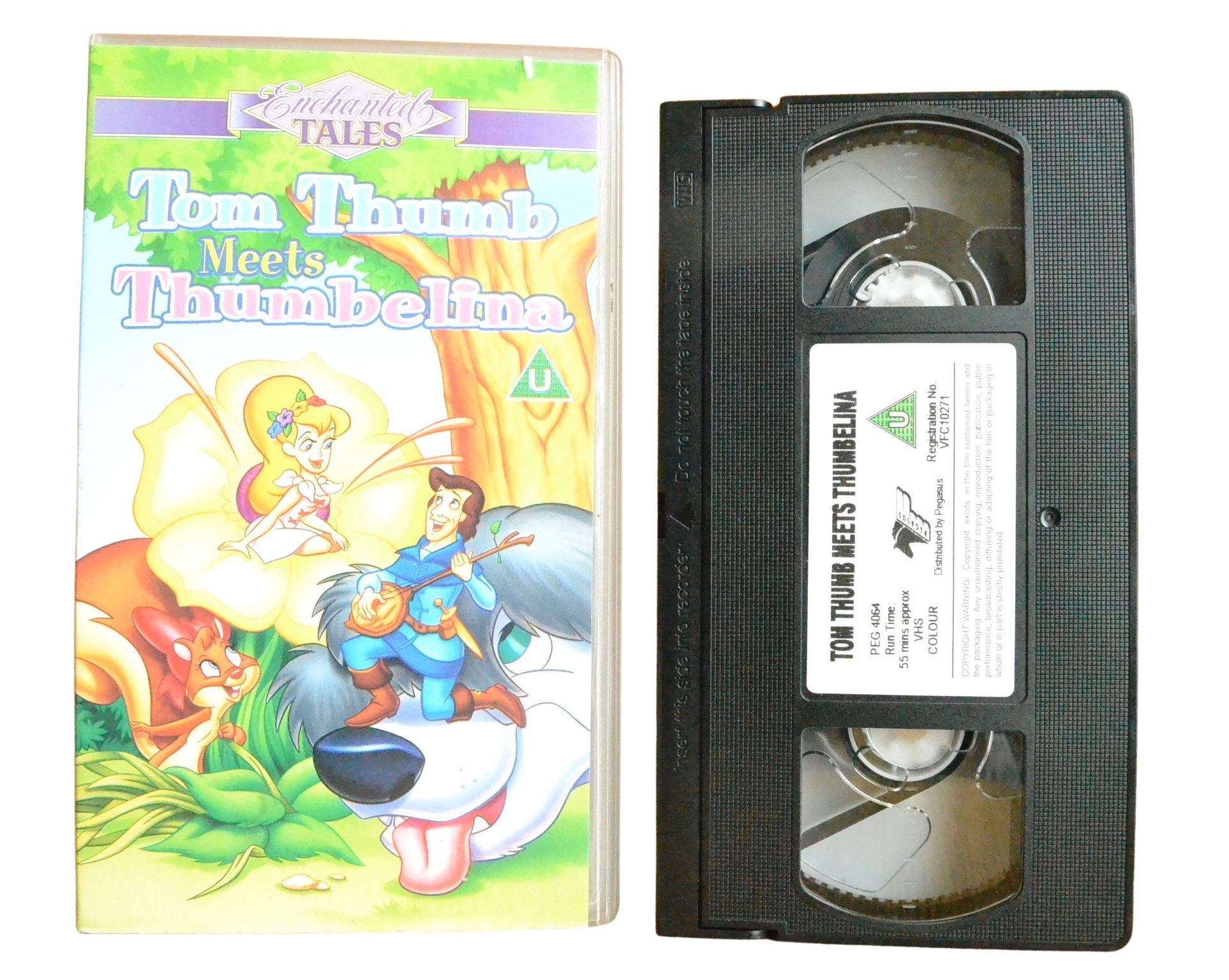 Enchanted Tales: Tom Thumb Meets Thumbelina - Children’s - Pal VHS-