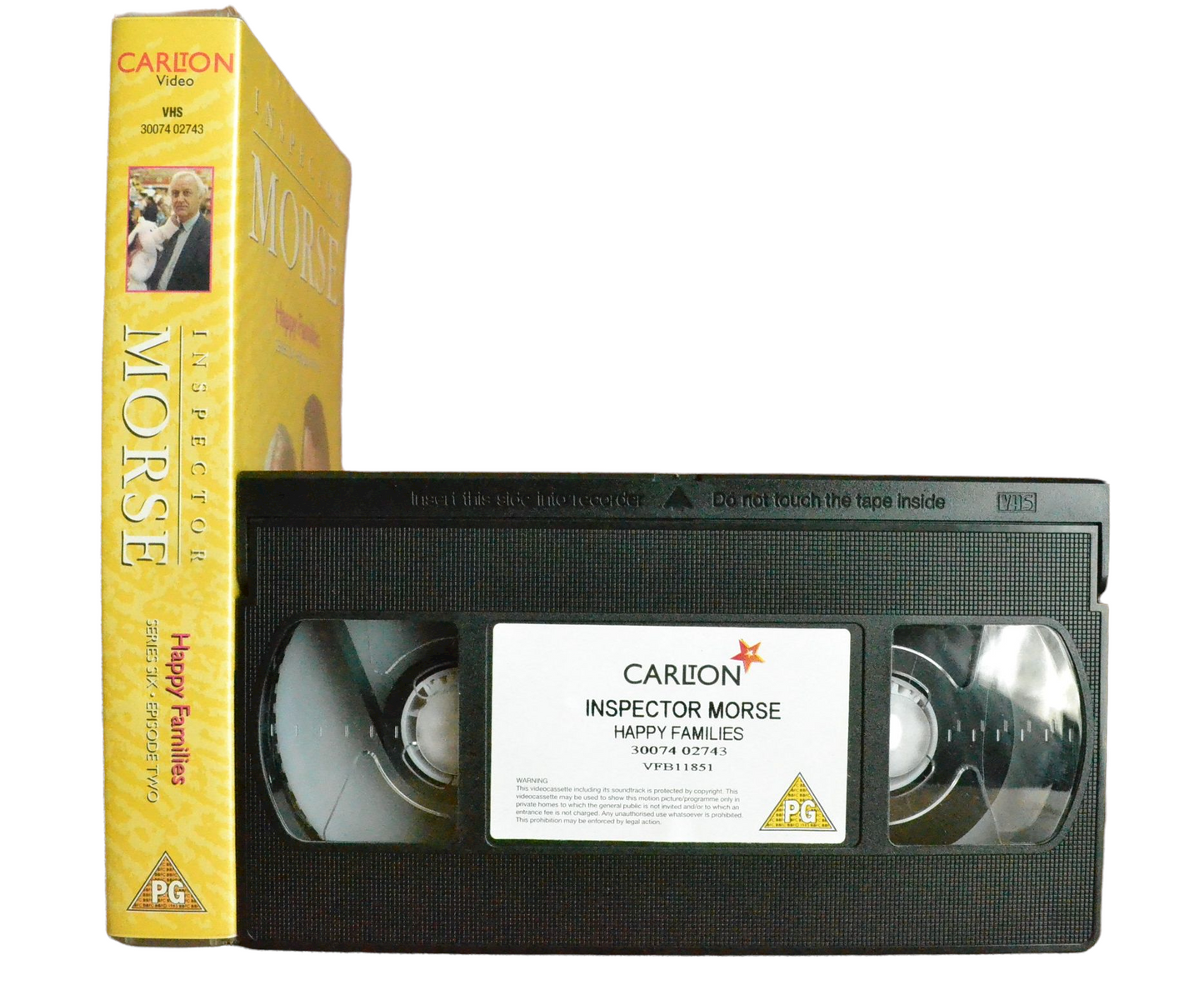 Inspector Morse: Happy Families - John thaw - Carlton Video - Vintage - Pal VHS-