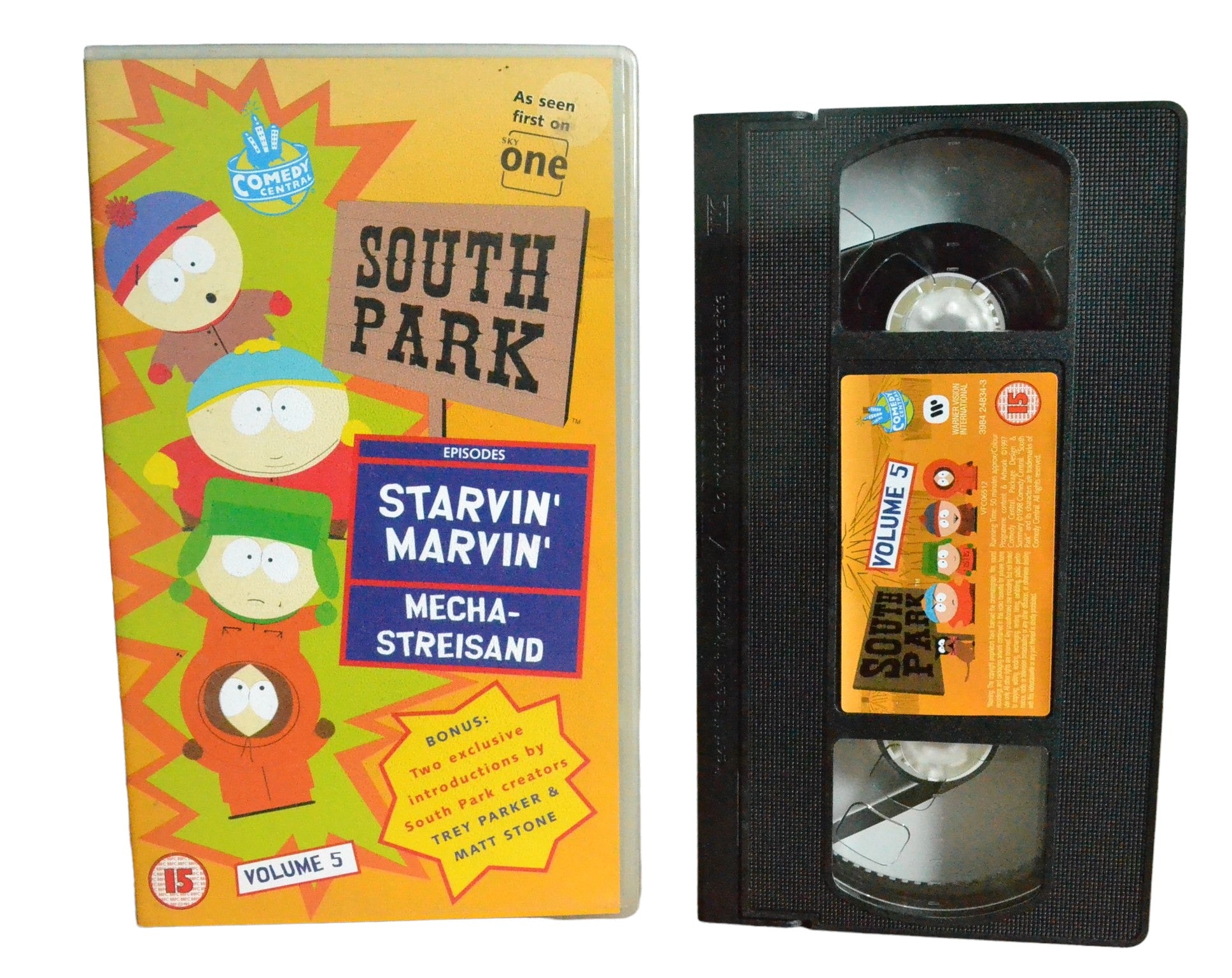 South Park : Volume 1 (Starvin' Marvin' Mecha / Streisand) - Warner Vision Entertainment - 3984248343 - Comedy - Pal - VHS-