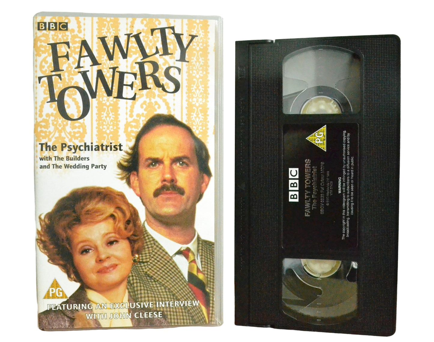 Fawlty Towers - The Psychiatrist - John Cleese - BBC Video - Comedy - Pal VHS-