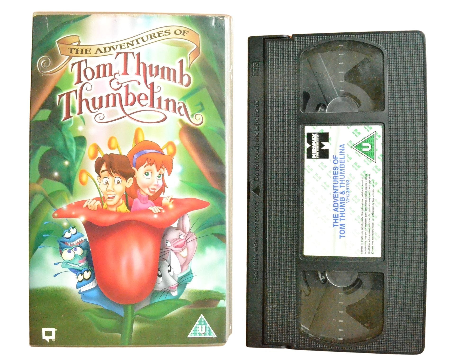 The Adventures of Tom Thumb & Thumbelina - Children’s - Pal VHS-