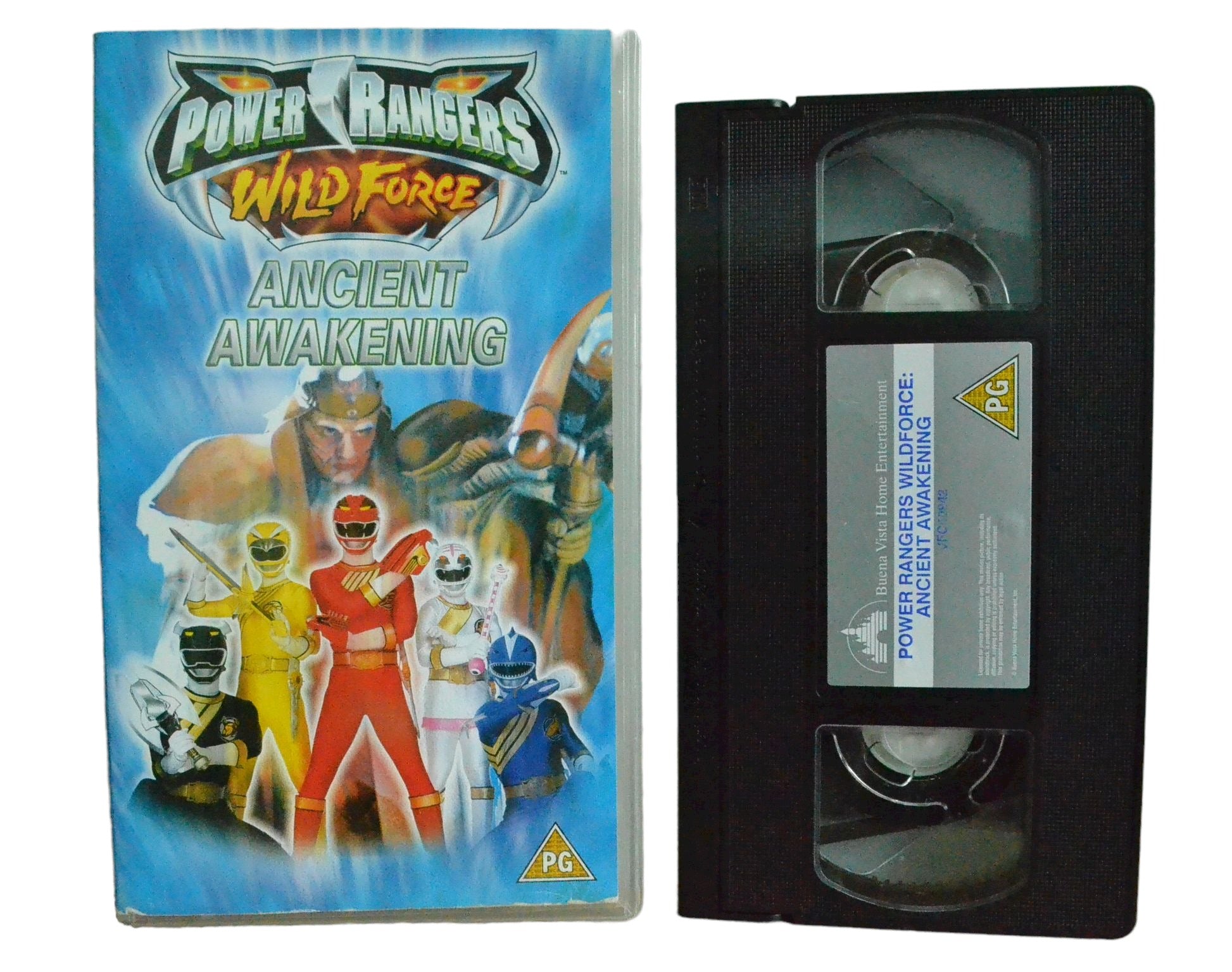 Power Rangers Wild Force - Ancient Awakening - Buena Vista Home Entertainment - Childrens - Pal VHS-