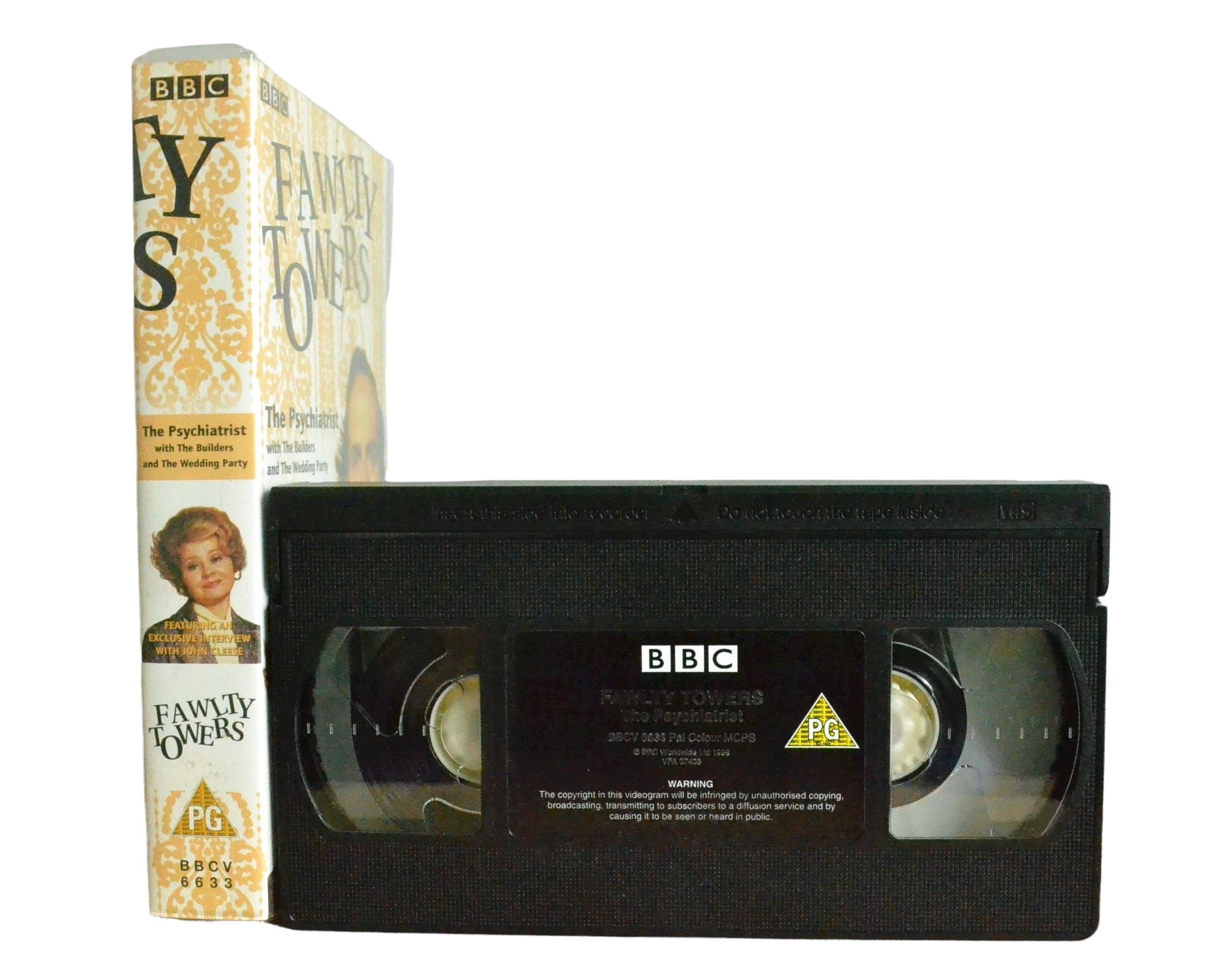 Fawlty Towers - The Psychiatrist - John Cleese - BBC Video - Comedy - Pal VHS-