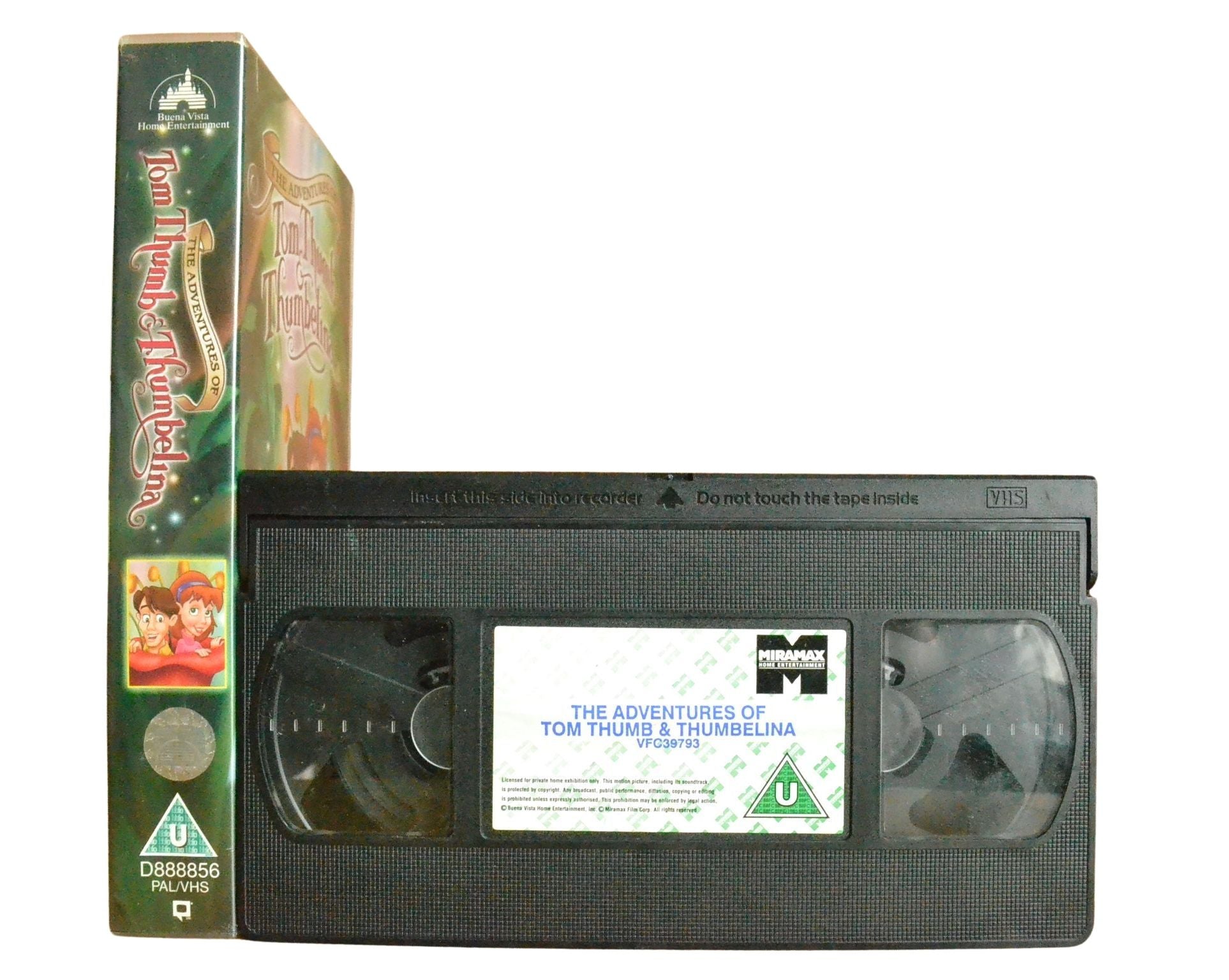 The Adventures of Tom Thumb & Thumbelina - Children’s - Pal VHS-