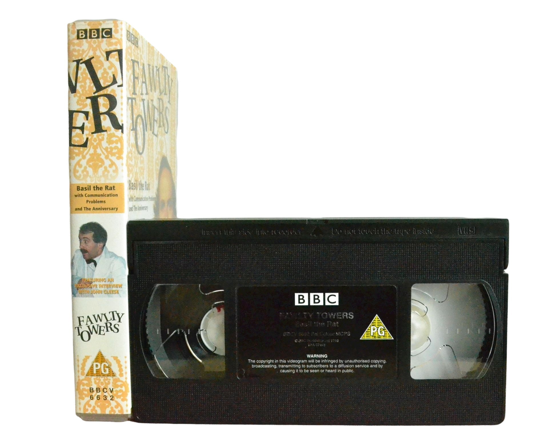 Fawlty Towers - Basil the Rat - John Cleese - BBC Video - Comedy - Pal VHS-