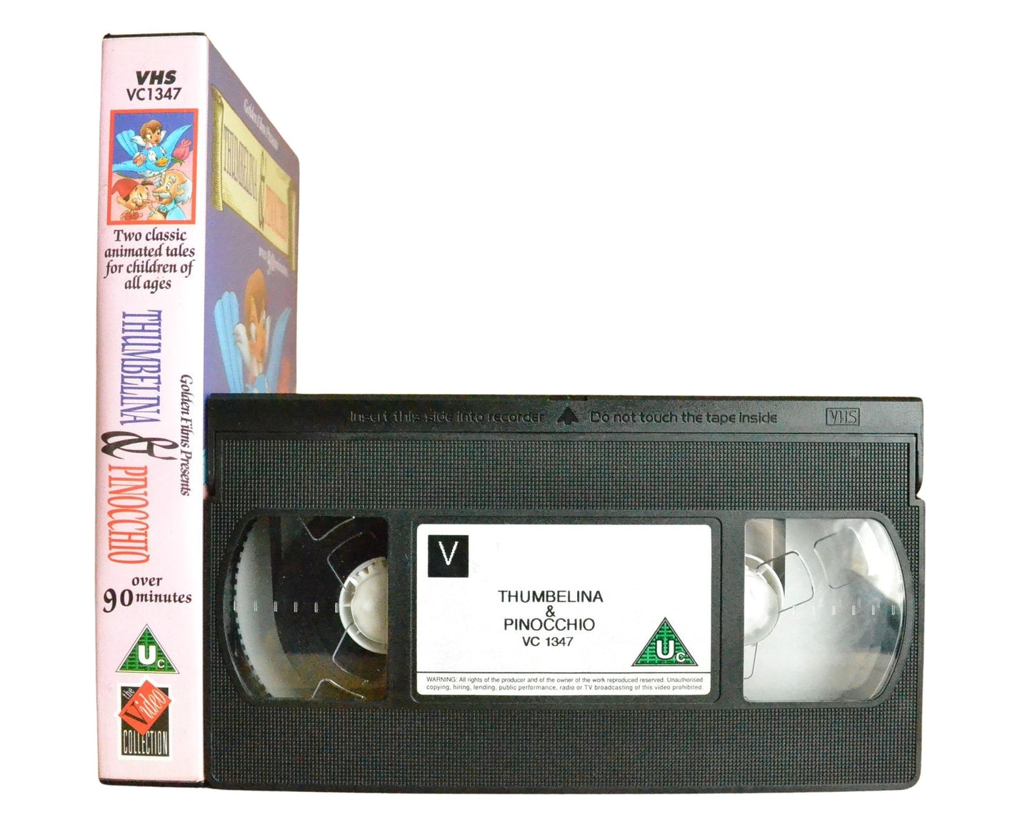 Thumbelina & Pinocchio - Children’s - Pal VHS-