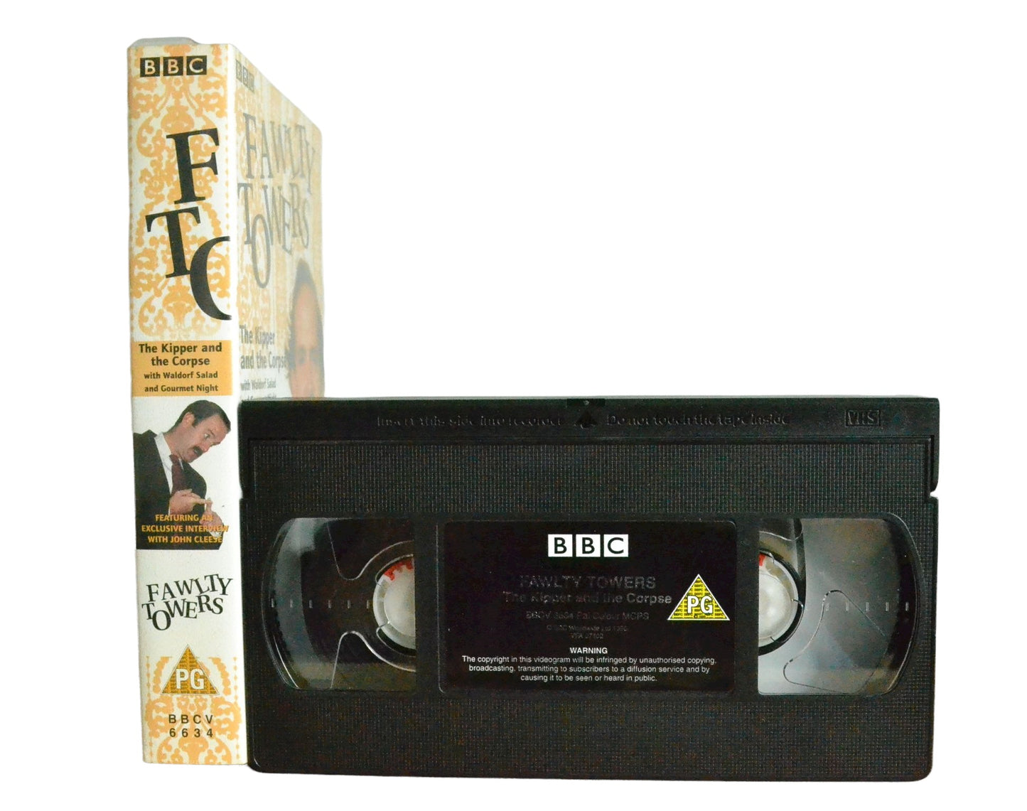 Fawlty Towers - The Kipper and The Corpse - John Cleese - BBC Video - Comedy - Pal VHS-