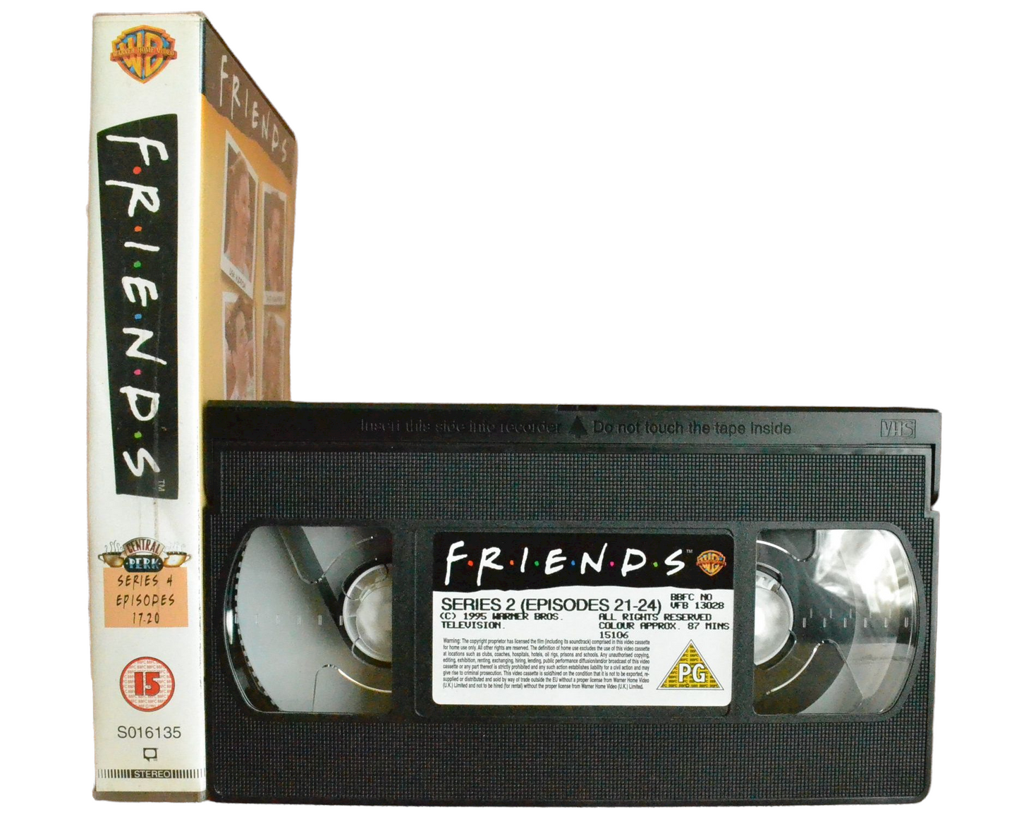 Friends: Series 2 (Episodes 21-24) - Jennifer Aniston - Warner Bros - Vintage - Pal VHS-