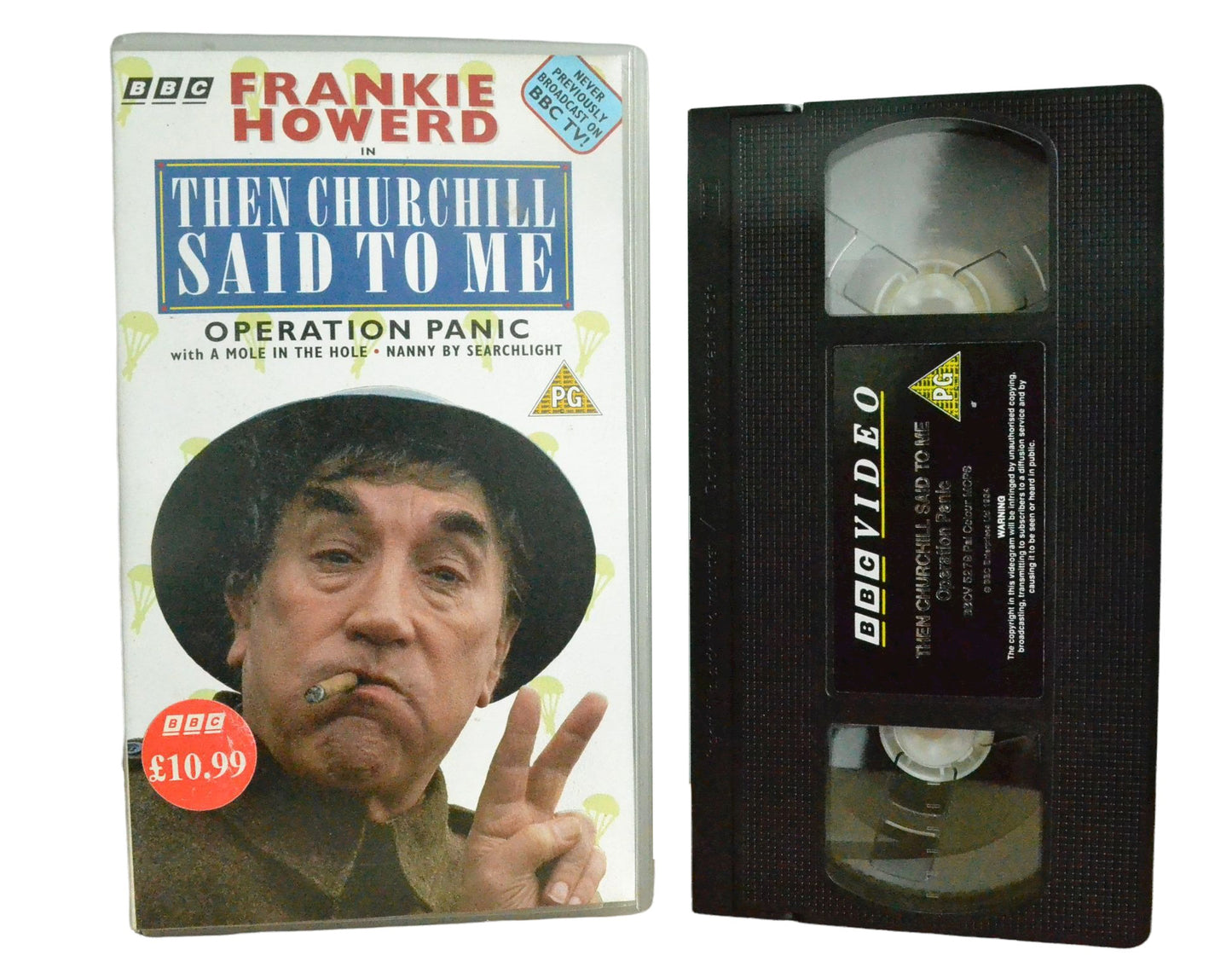 Then Churchill Said To Me - Operation Panic - Frankie Howerd - BBC Video - Comedy - Pal VHS-