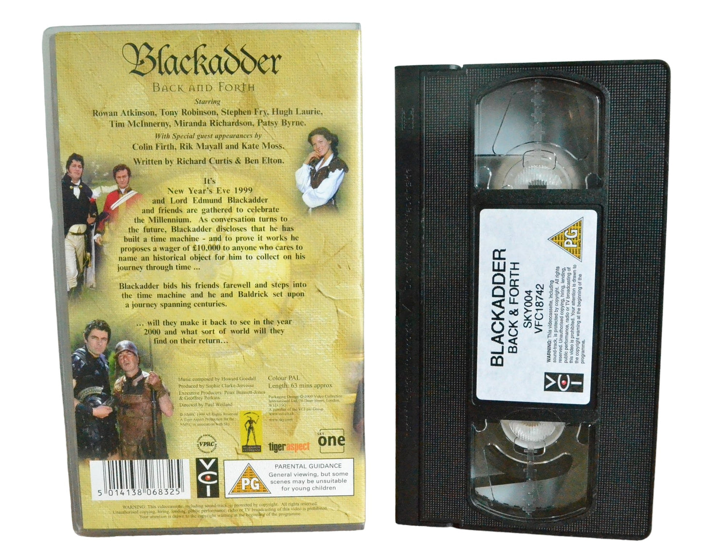 Blackadder - Back and Forth - Rowan Atkinson - Sky One - SKY004 - Comedy - Pal - VHS-