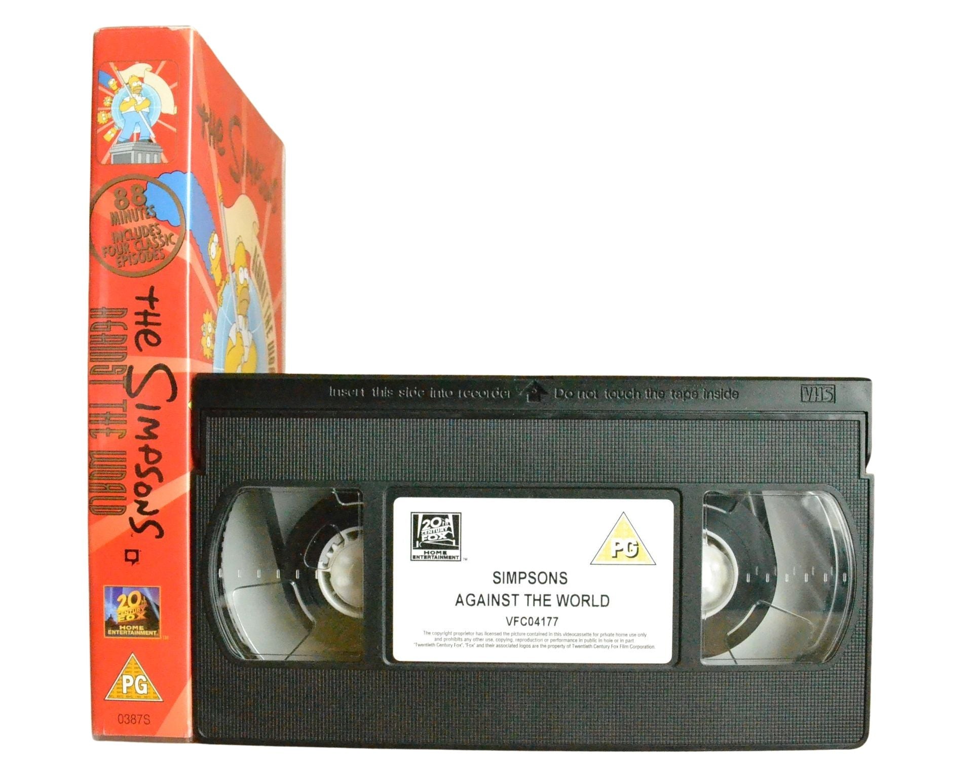 The Simpsons: Against the World - Children’s - Pal VHS-