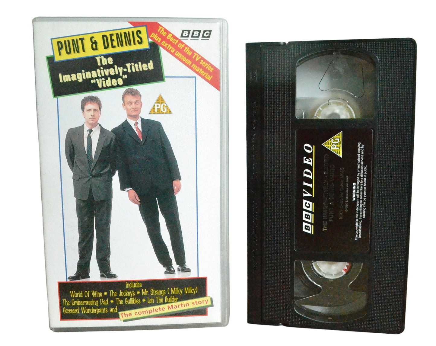 The Imaginatively - Edited Punt & Dennis - Steve Punt - BBC Video - BBCV5485 - Comedy - Pal - VHS-