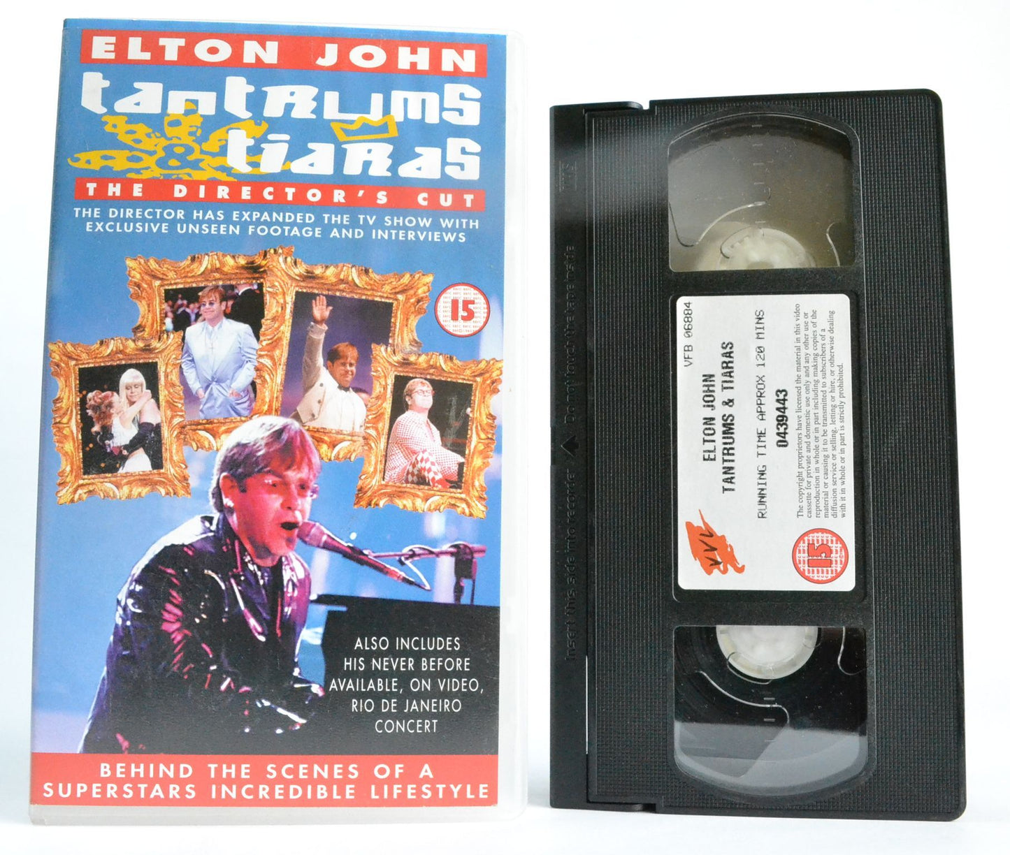 Tantrums & Tiaras: Elton John [Rio Concert] Made In England Rocumentary - VHS-