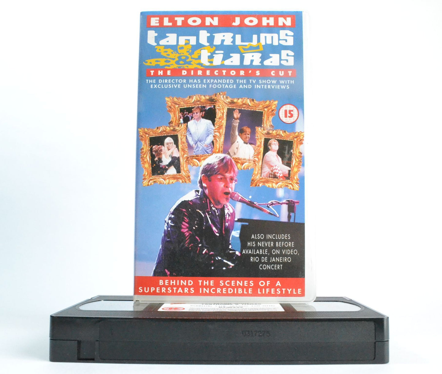 Tantrums & Tiaras: Elton John [Rio Concert] Made In England Rocumentary - VHS-