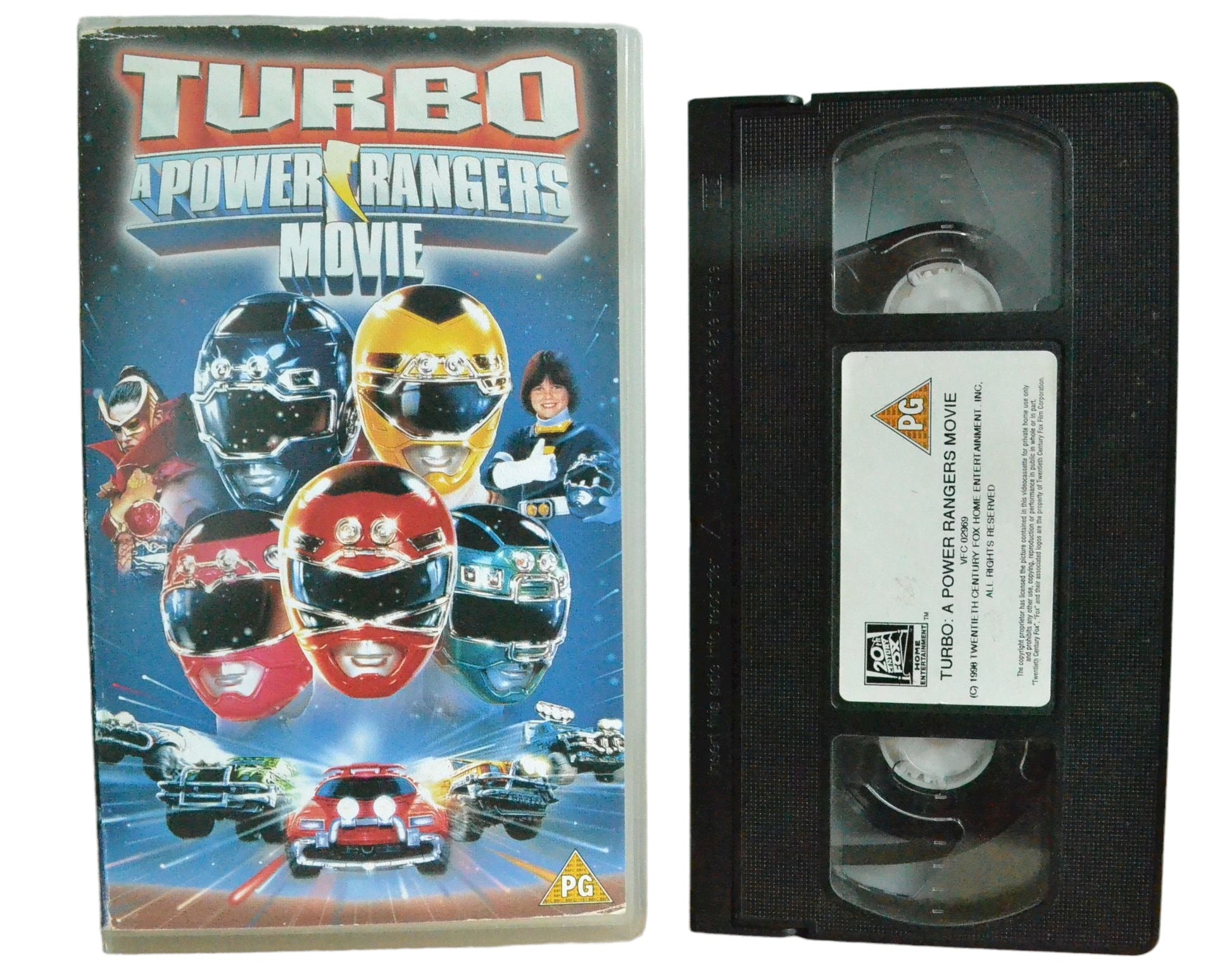 Turbo A Power Rangers Movie - Jason David Frank - 20th Century Fox Home Entertainment - Childrens - Pal VHS-