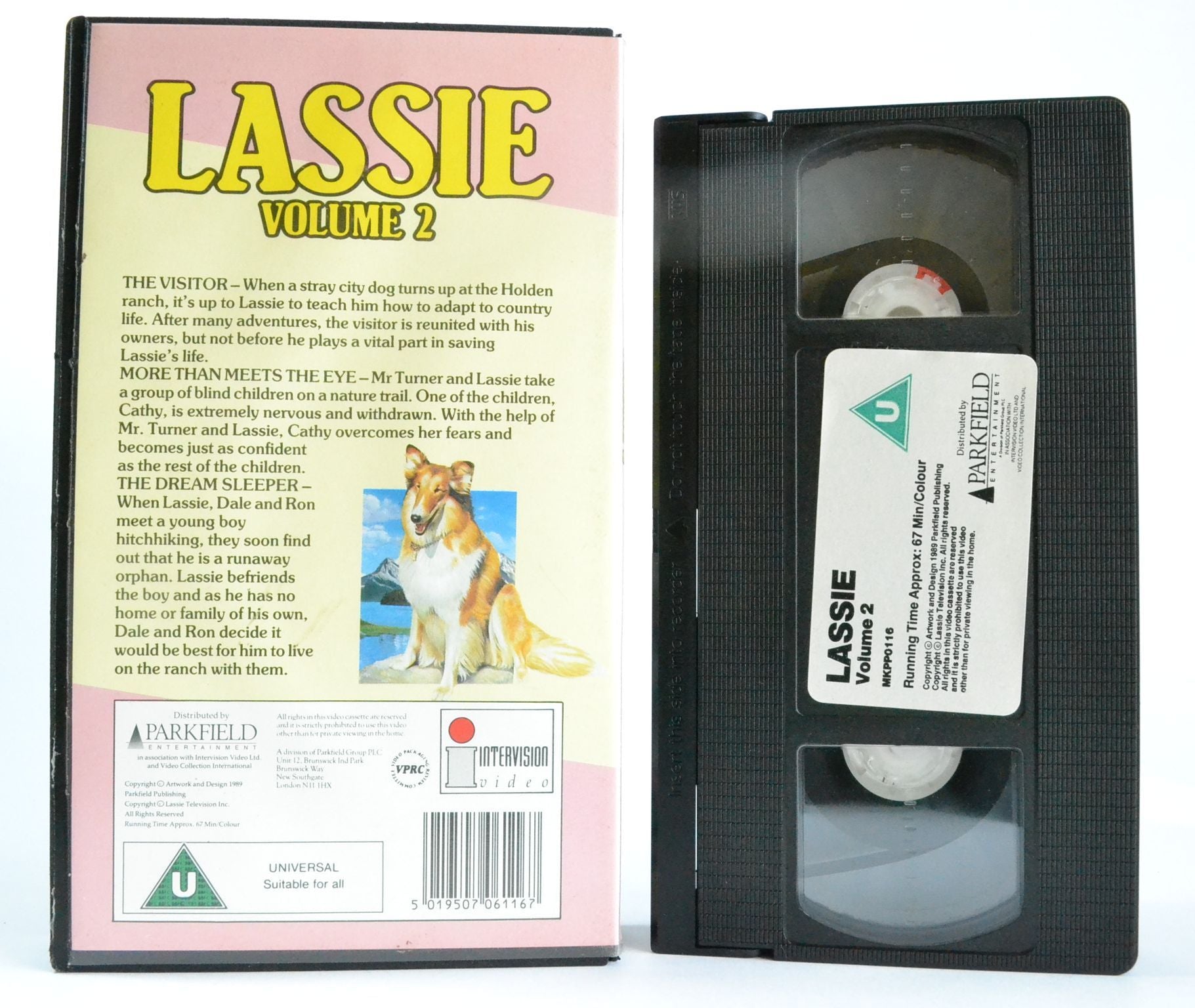 Lassie (Vol.2): Playtime [3-10 Yrs] - The Visitor/The Dream Sleeper - Children - VHS-