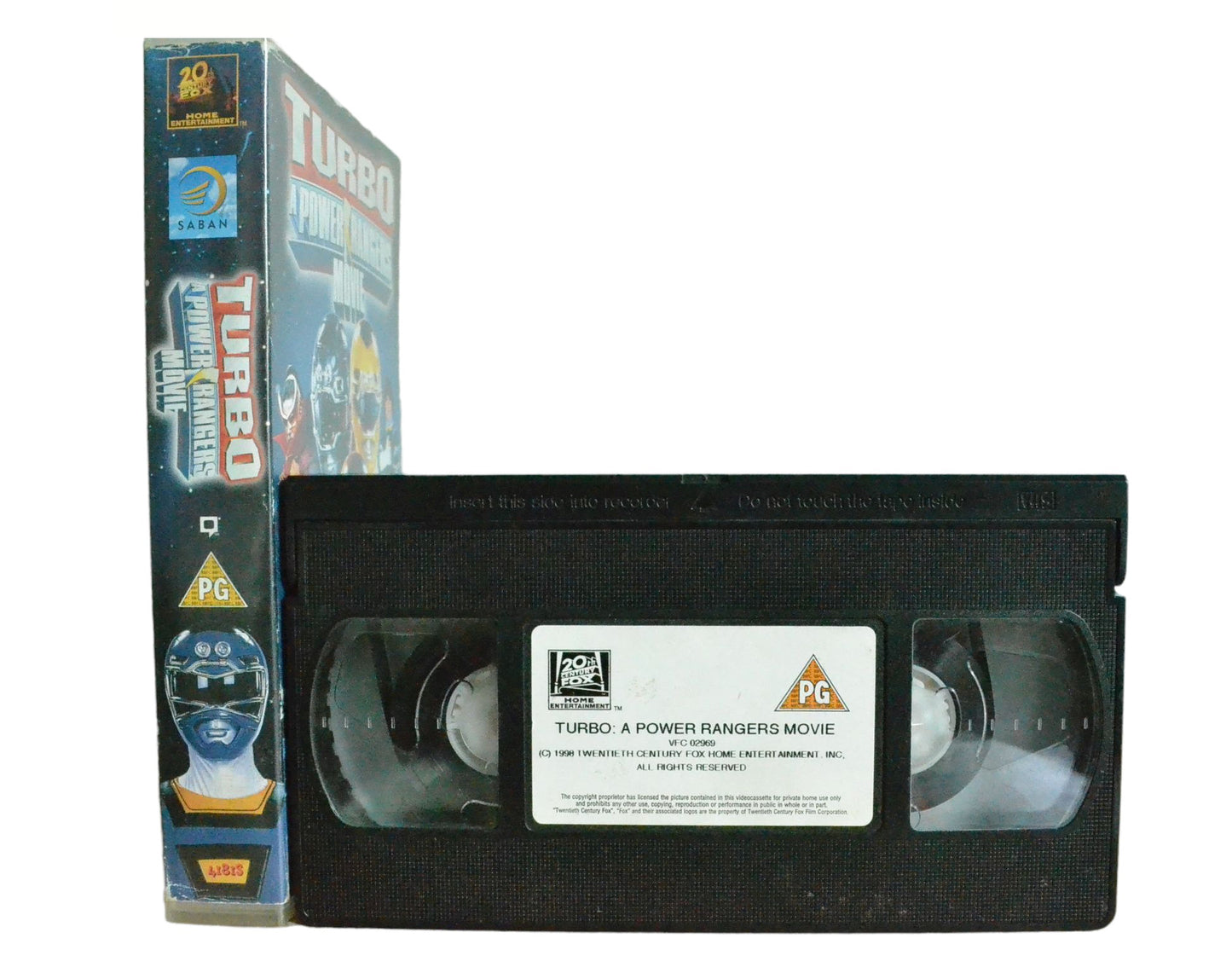 Turbo A Power Rangers Movie - Jason David Frank - 20th Century Fox Home Entertainment - Childrens - Pal VHS-