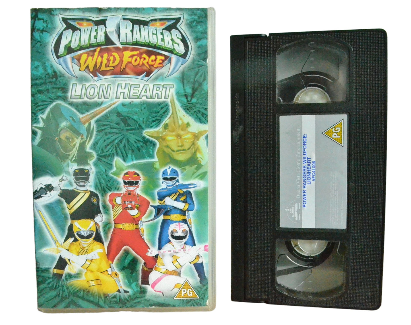 Power Rangers Wild Force - Lion Heart - Buena Vista Home Entertainment - Childrens - Pal VHS-