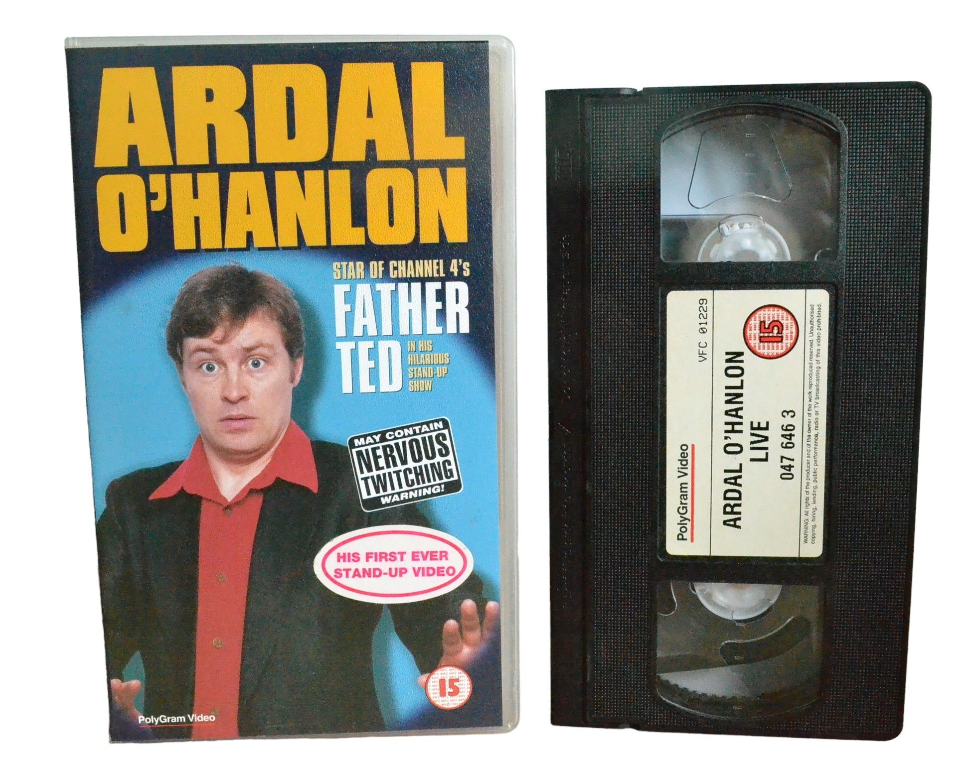 Ardal O'Hanlon - Live - Ardal O'Hanlon - PolyGram Video - 0476463 - Comedy - Pal - VHS-