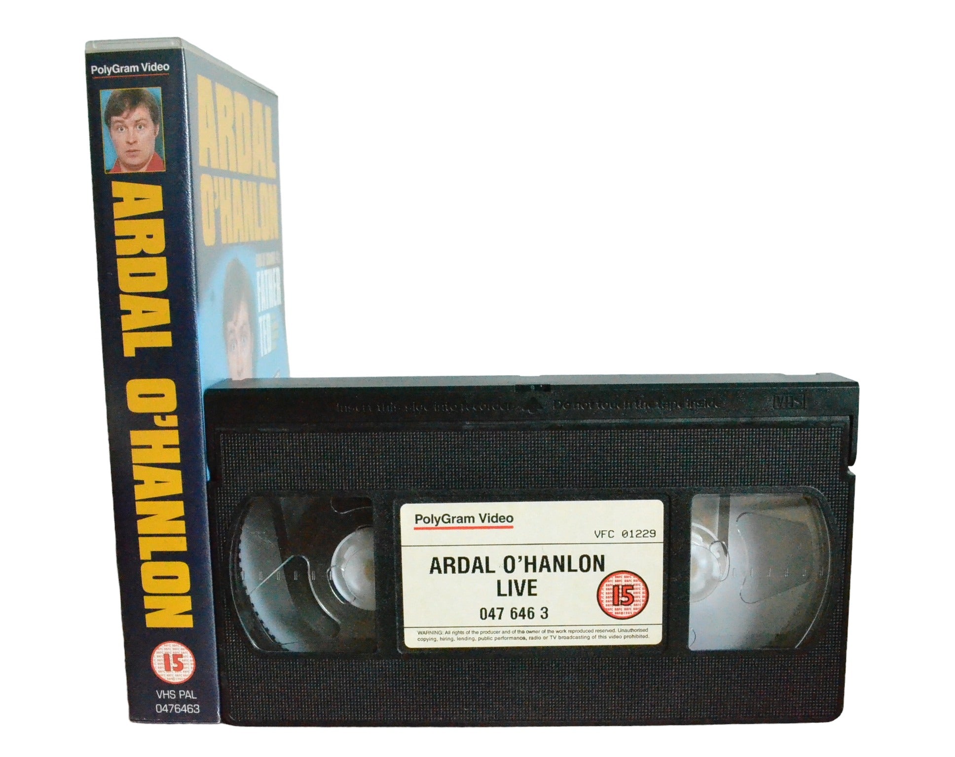 Ardal O'Hanlon - Live - Ardal O'Hanlon - PolyGram Video - 0476463 - Comedy - Pal - VHS-