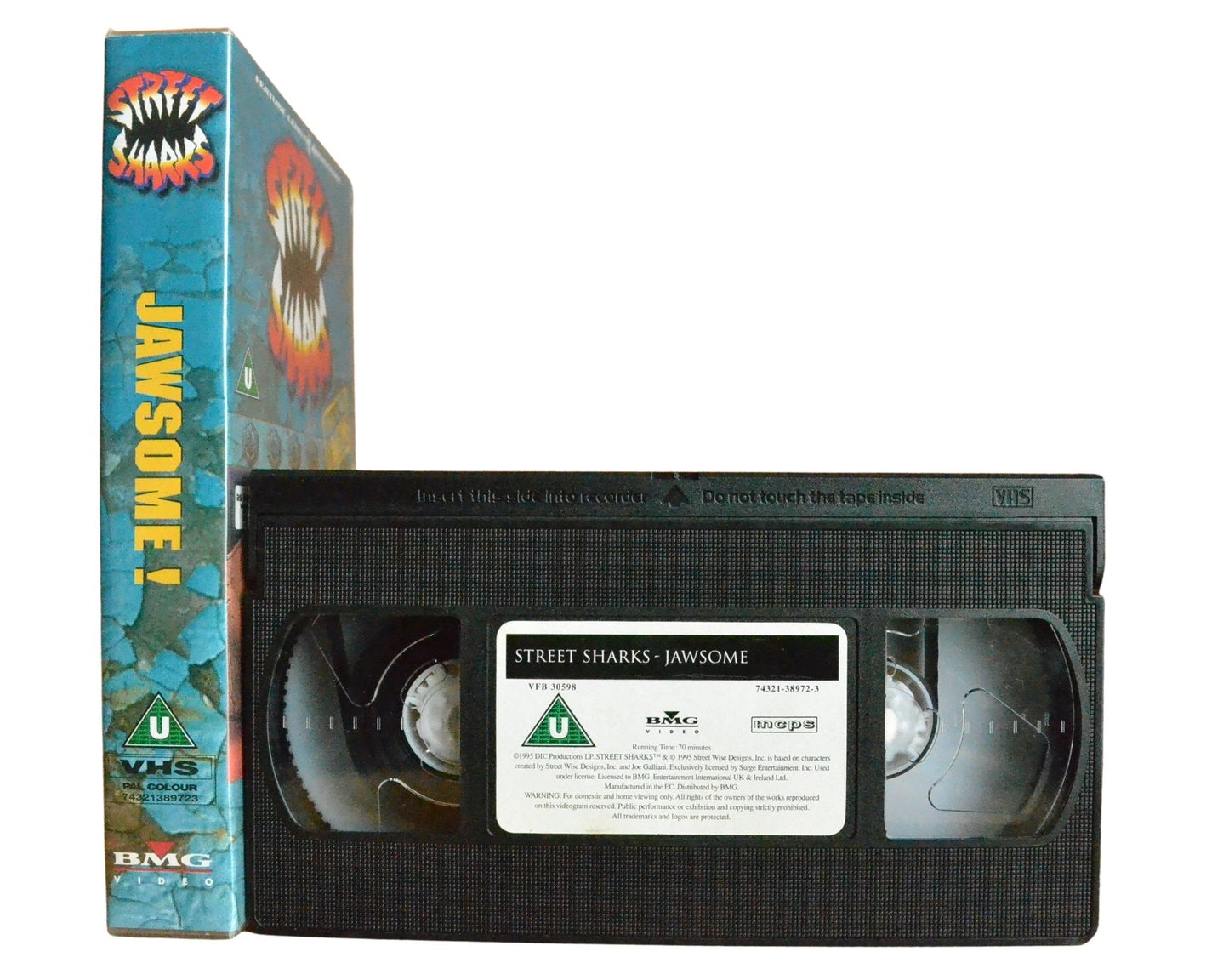 Street Sharks: They're Jawsome - Children’s - Pal VHS-