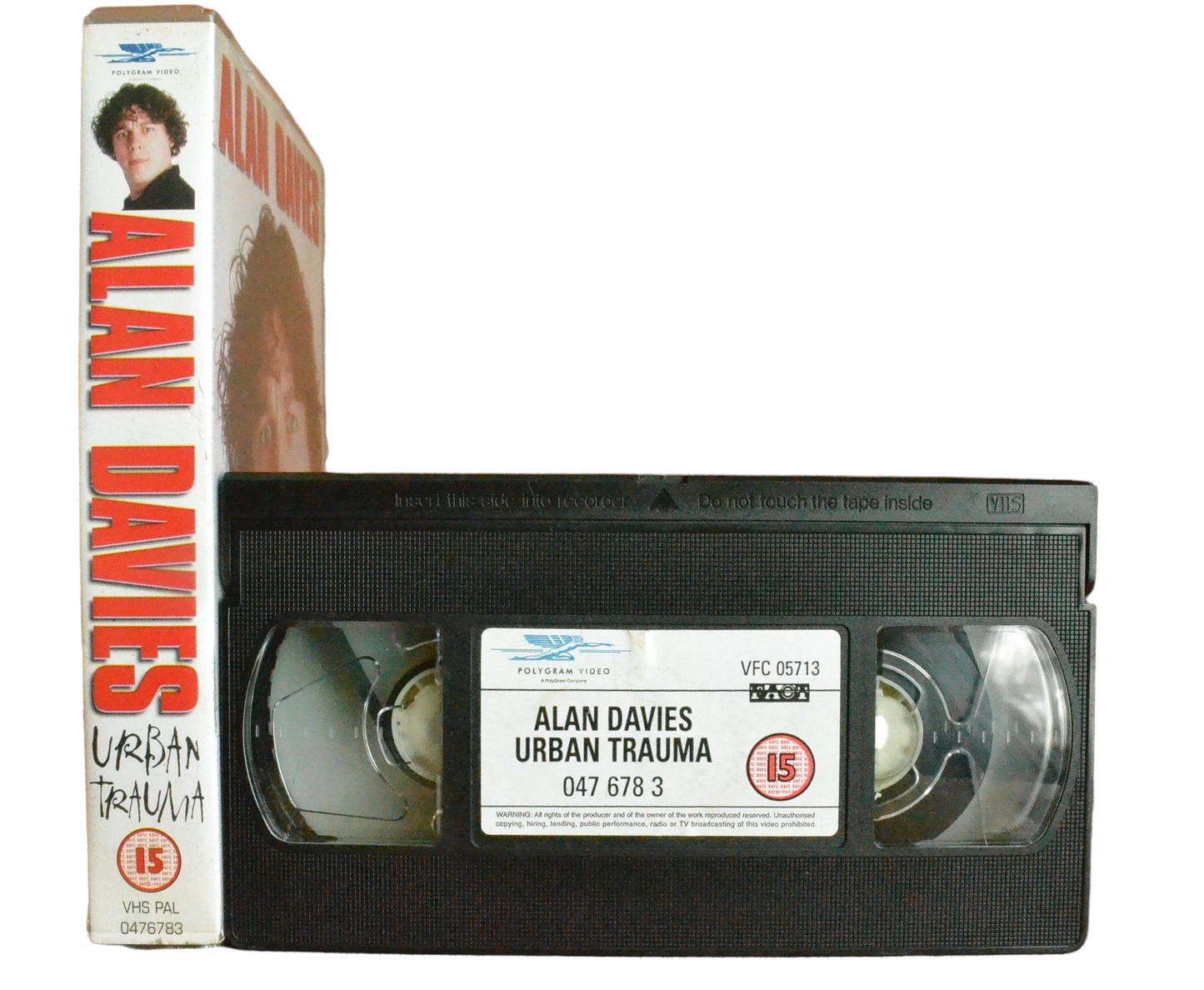 Alan Davies Urban Trauma - Alan Davies - Polygram Video - Vintage - Pal VHS-