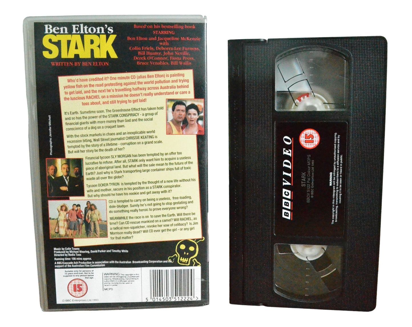 Stark - Ben Elton's - Ben Elton - BBC Video - BBCV5122 - Comedy - Pal - VHS-