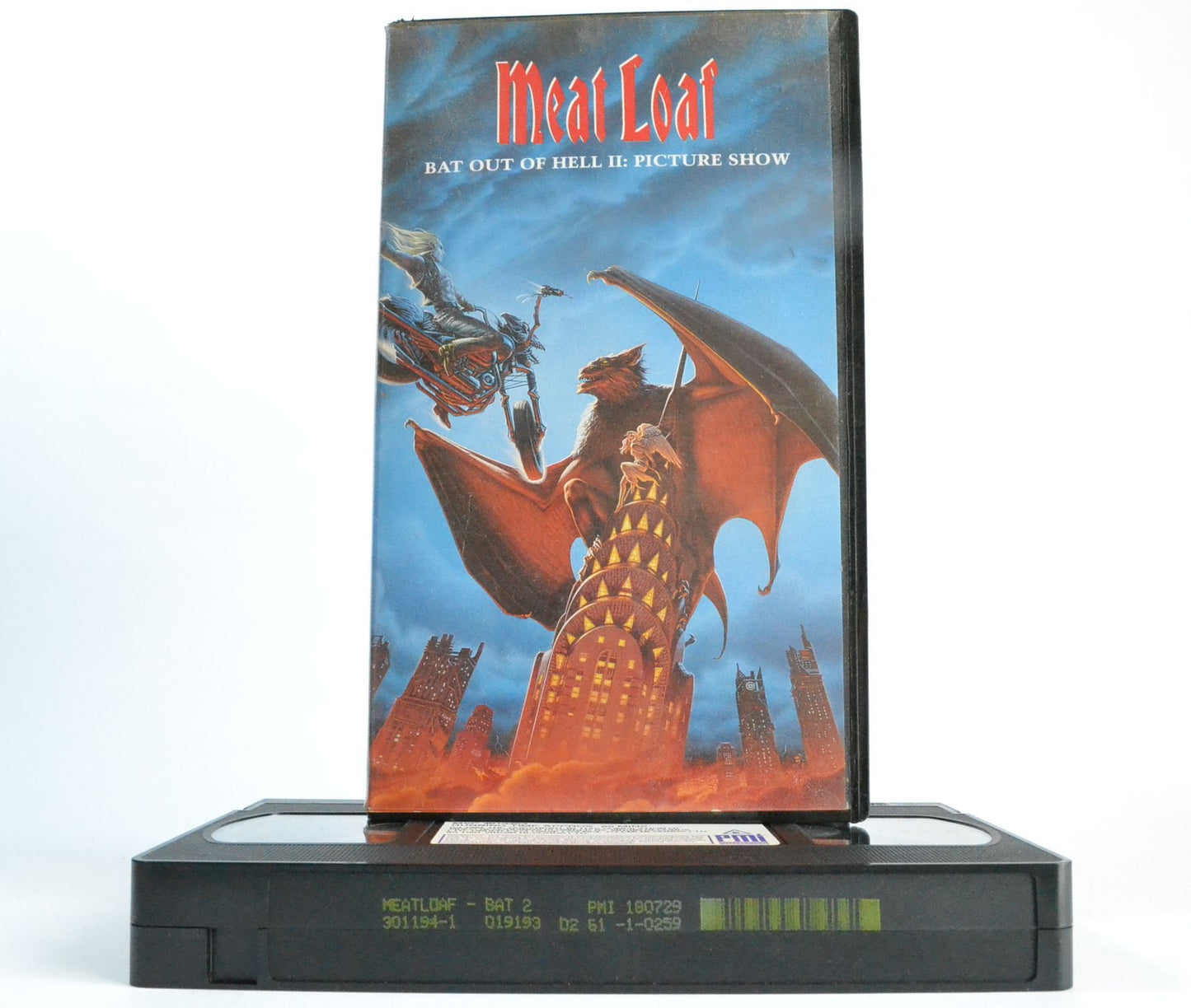 Meat Loaf: Bat Out Of Hell 2 [The Picture Show] Unedited Back Into Hell - Rock VHS-