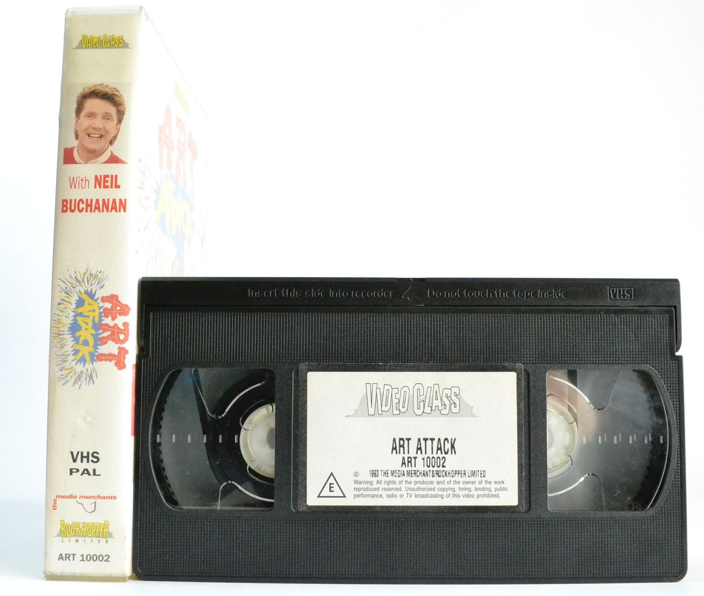 Art Attack with Neil Buchanan: [2nd Video] Video Class (1993) Kid’s T.V. - Rare VHS-