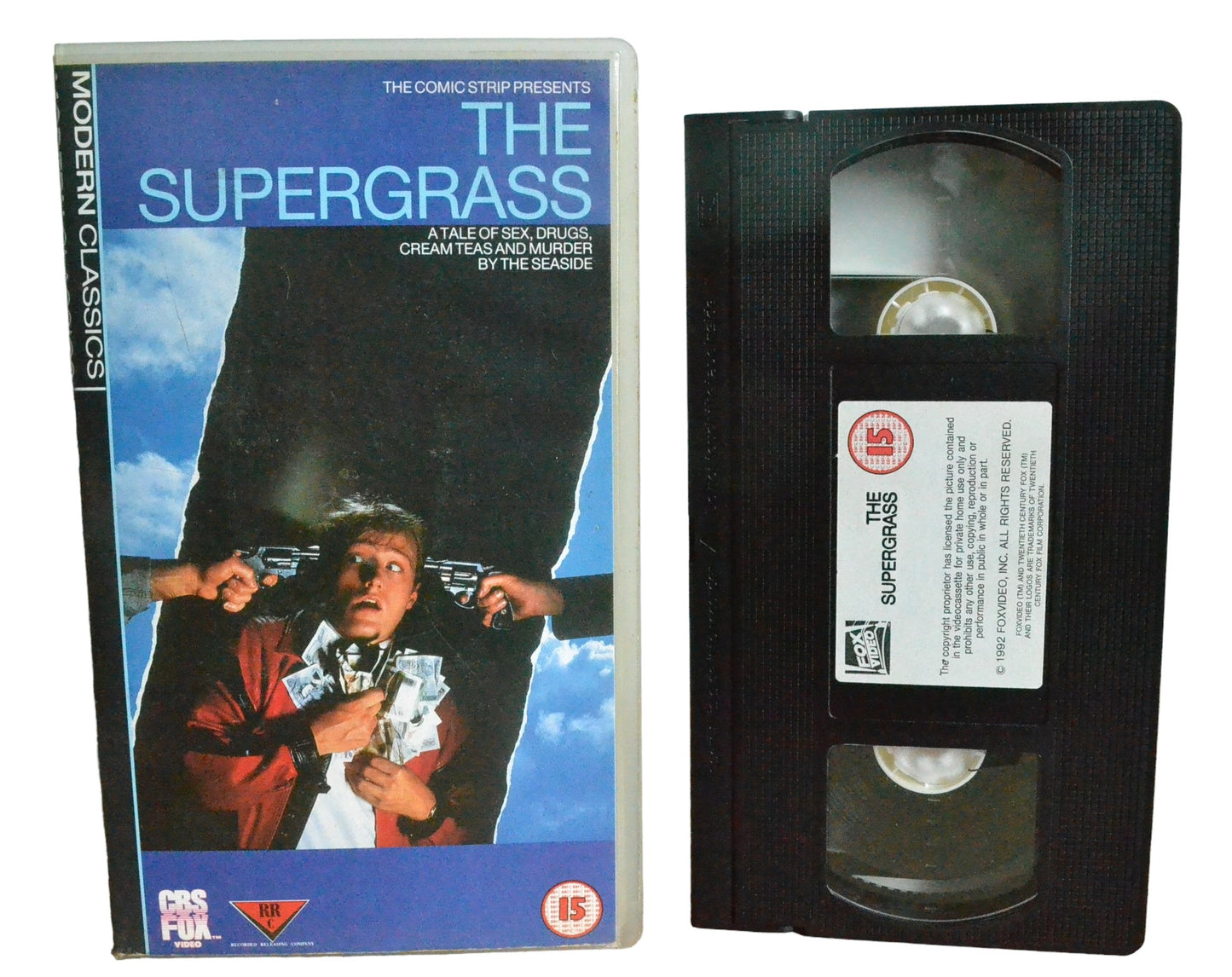 The Supergrass - Adrian Edmondson - Fox Video - 3039 - Comedy - Pal - VHS-