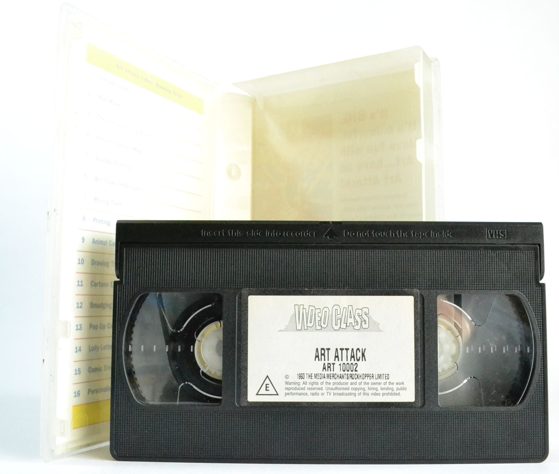 Art Attack with Neil Buchanan: [2nd Video] Video Class (1993) Kid’s T.V. - Rare VHS-