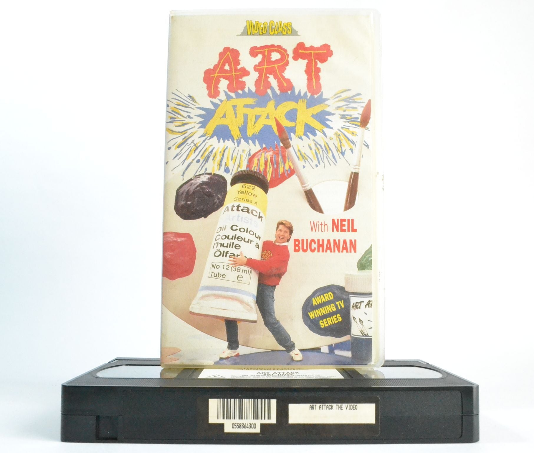 Art Attack with Neil Buchanan: [2nd Video] Video Class (1993) Kid’s T.V. - Rare VHS-