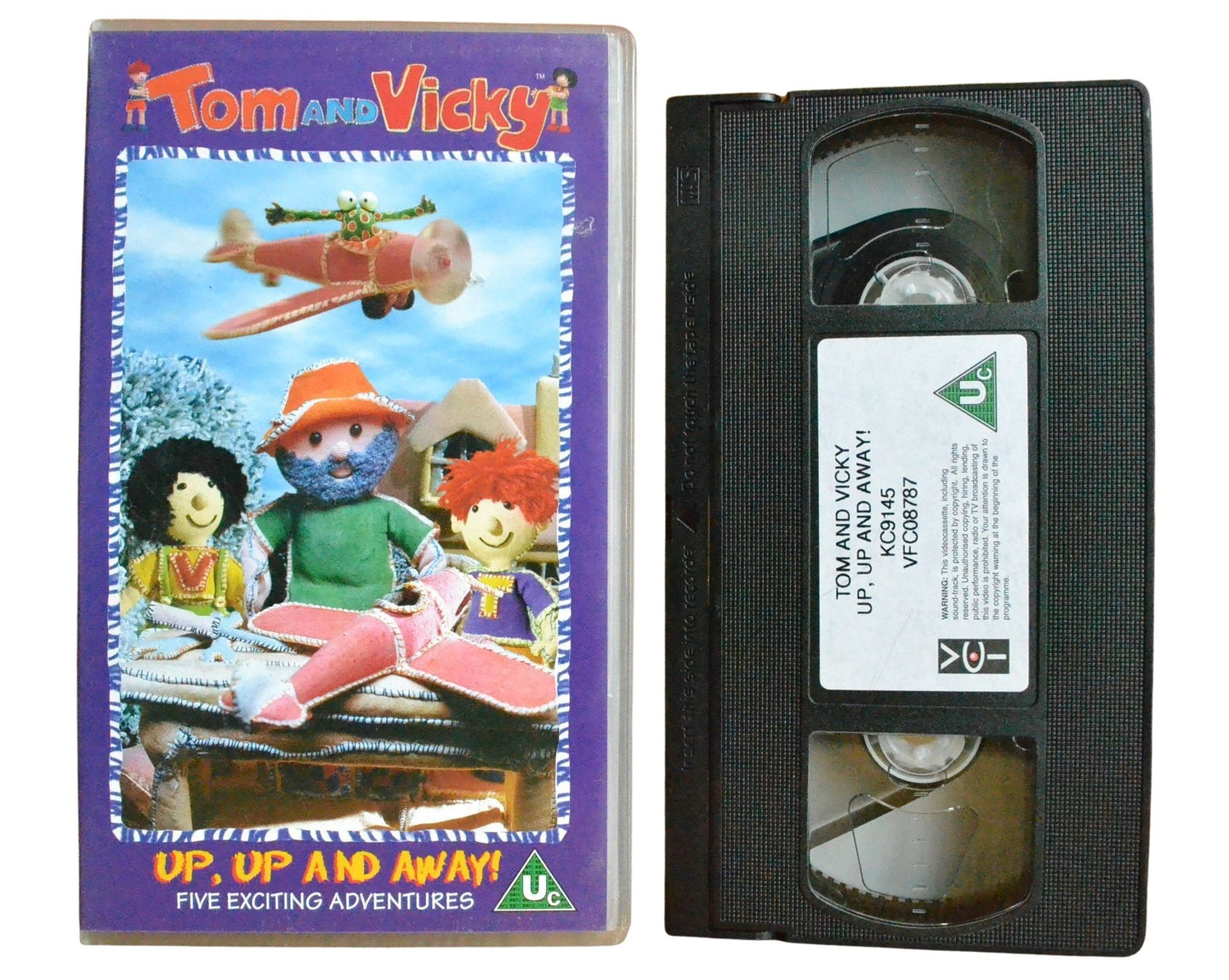 Tom and Vicky: Up, Up and Away - Richard Attenborough - Children’s - Pal VHS-