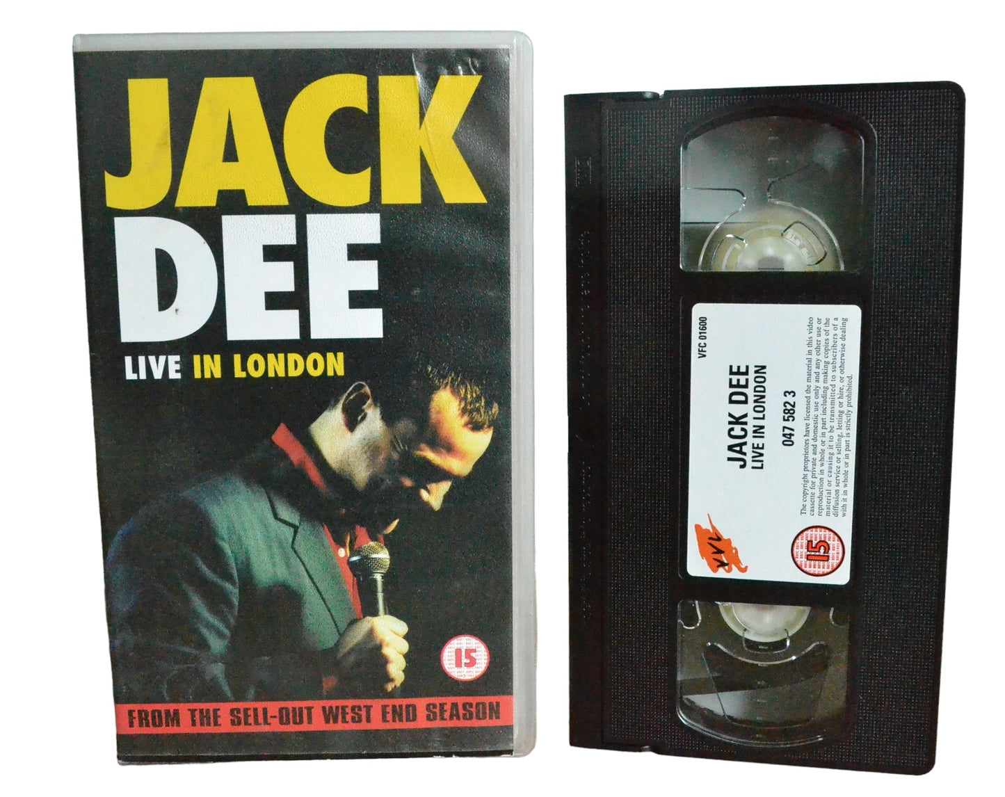 Jack Dee - Live In London - Jack Dee - PolyGram Video - 0475023 - Comedy - Pal - VHS-