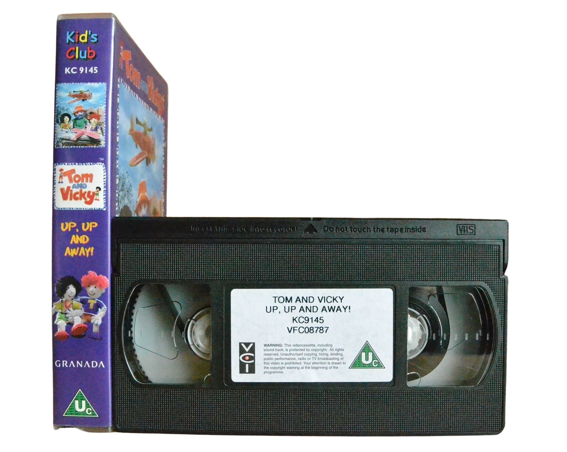 Tom and Vicky: Up, Up and Away - Richard Attenborough - Children’s - Pal VHS-