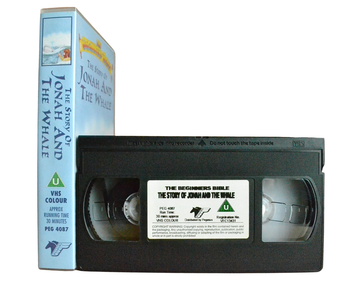 The Beginners Bible: The story of Jonah and The Whale - Children’s - Pal VHS-