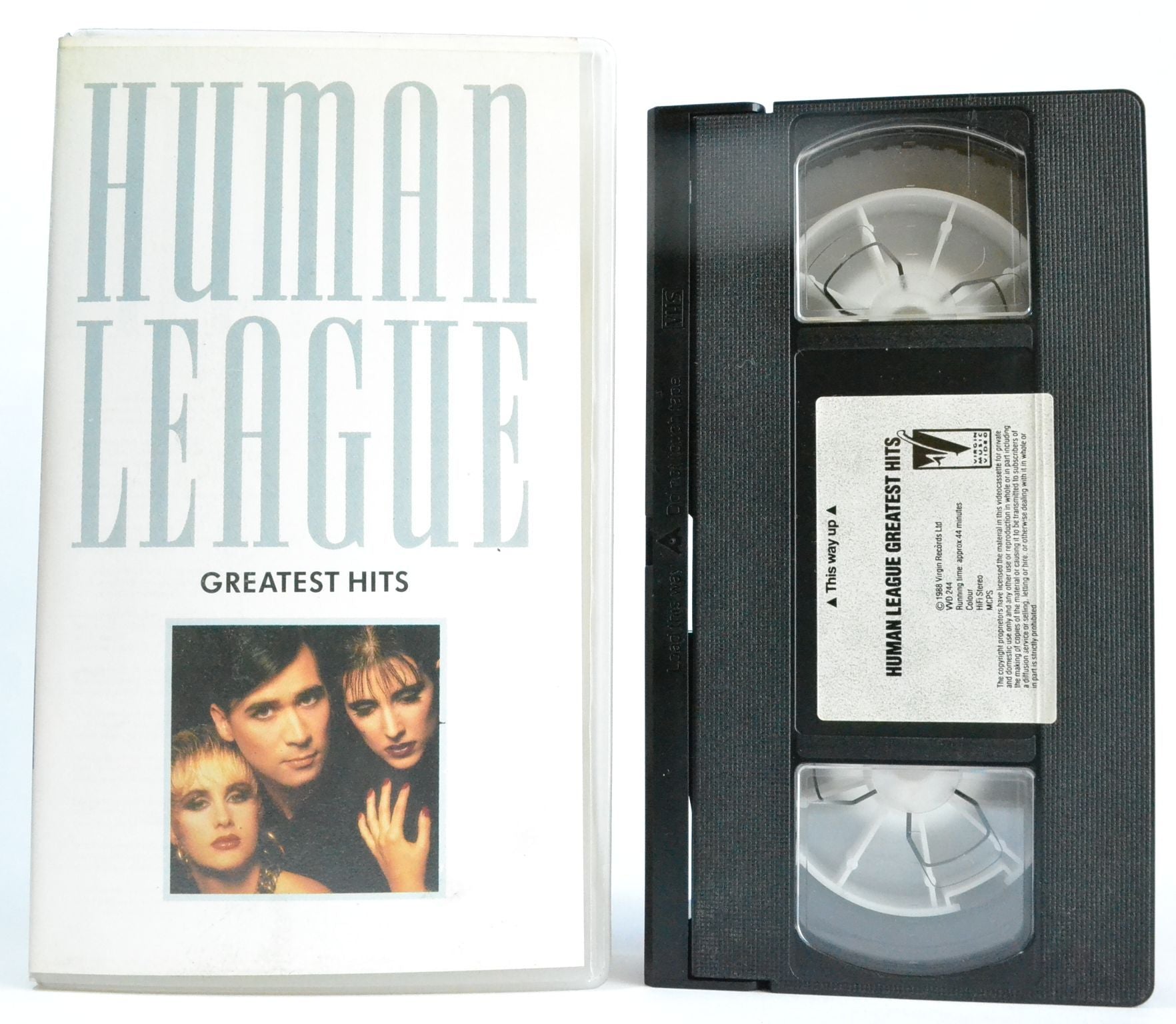 Human League: Greatest Hits - Love Action - Mirror Man - (1988) C Music - VHS-