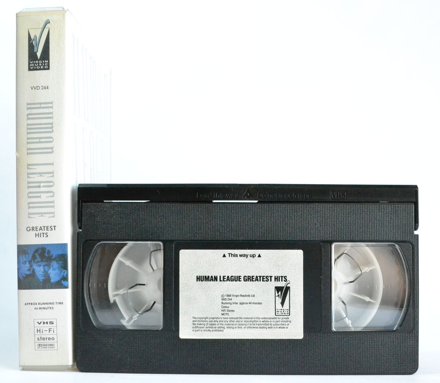 Human League: Greatest Hits - Love Action - Mirror Man - (1988) C Music - VHS-