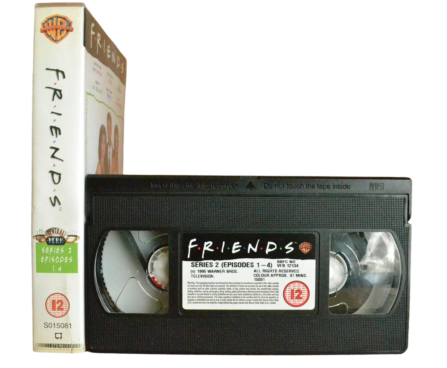 Friends: Series 2 (Episodes 1-4) - Jennifer Aniston - Warner Home Video - Vintage - Pal VHS-