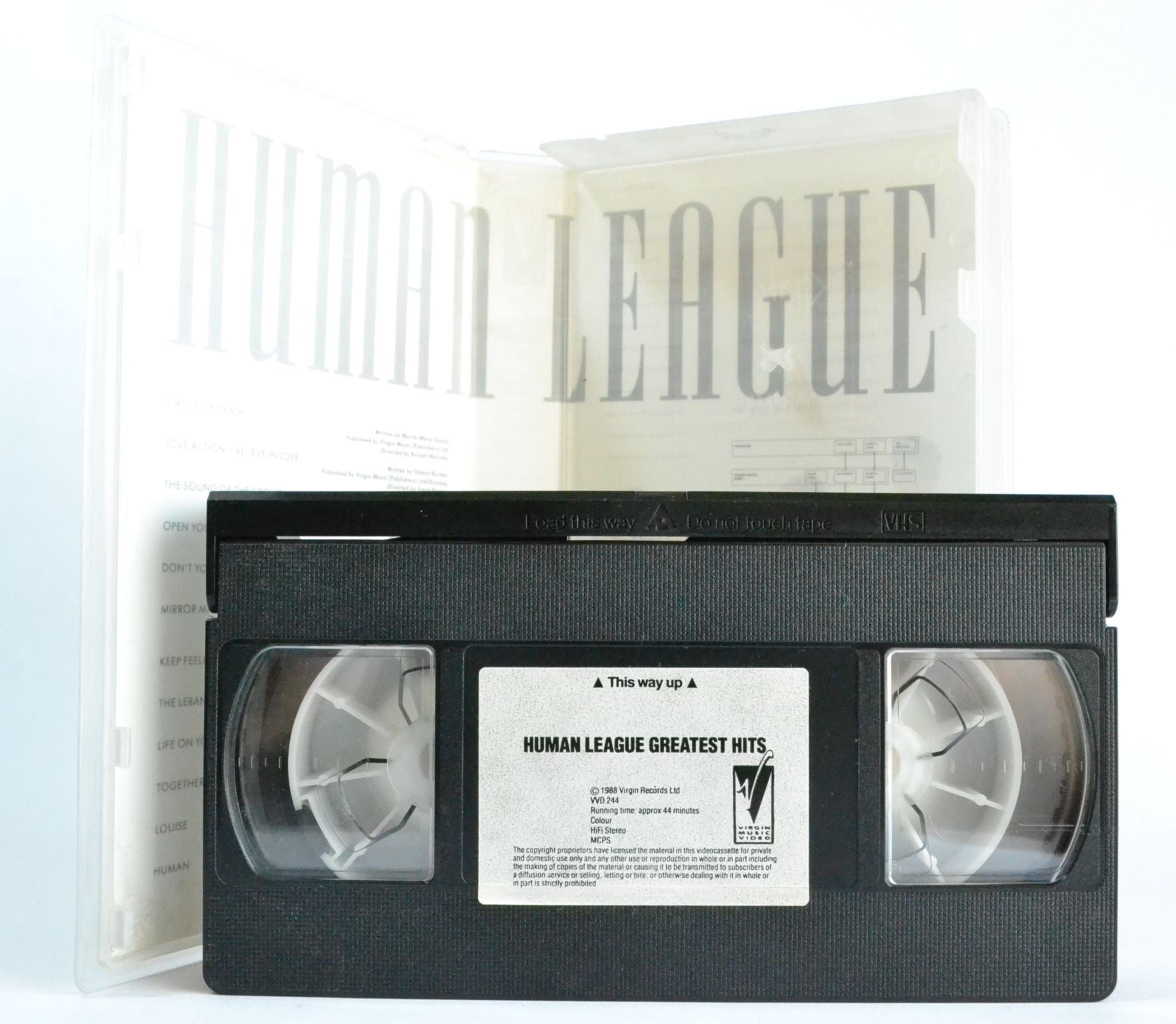 Human League: Greatest Hits - Love Action - Mirror Man - (1988) C Music - VHS-