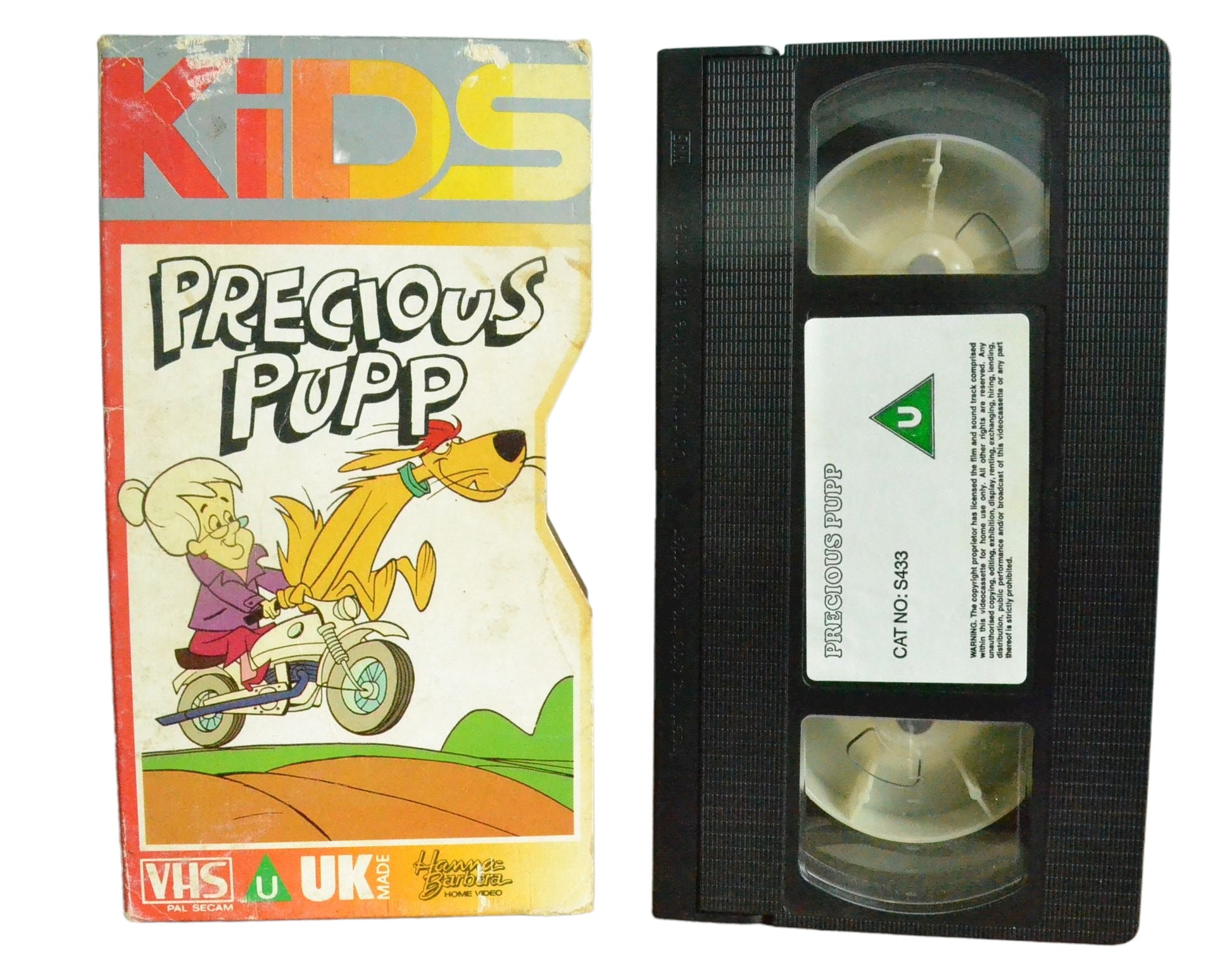 Kids Precious Pupp - Worldvision Home Video Inc. - Carton Box - Pal VHS-