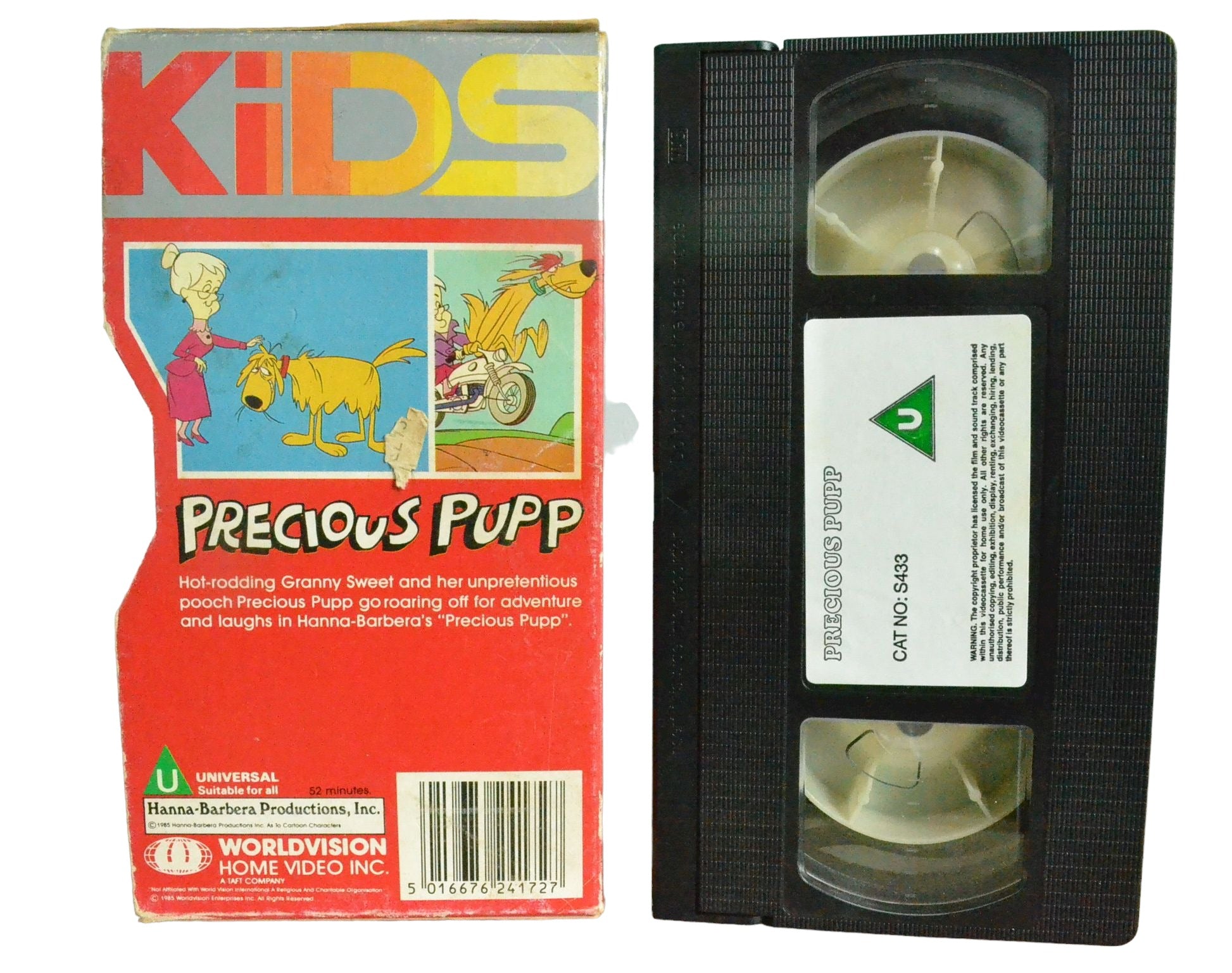 Kids Precious Pupp - Worldvision Home Video Inc. - Carton Box - Pal VHS-