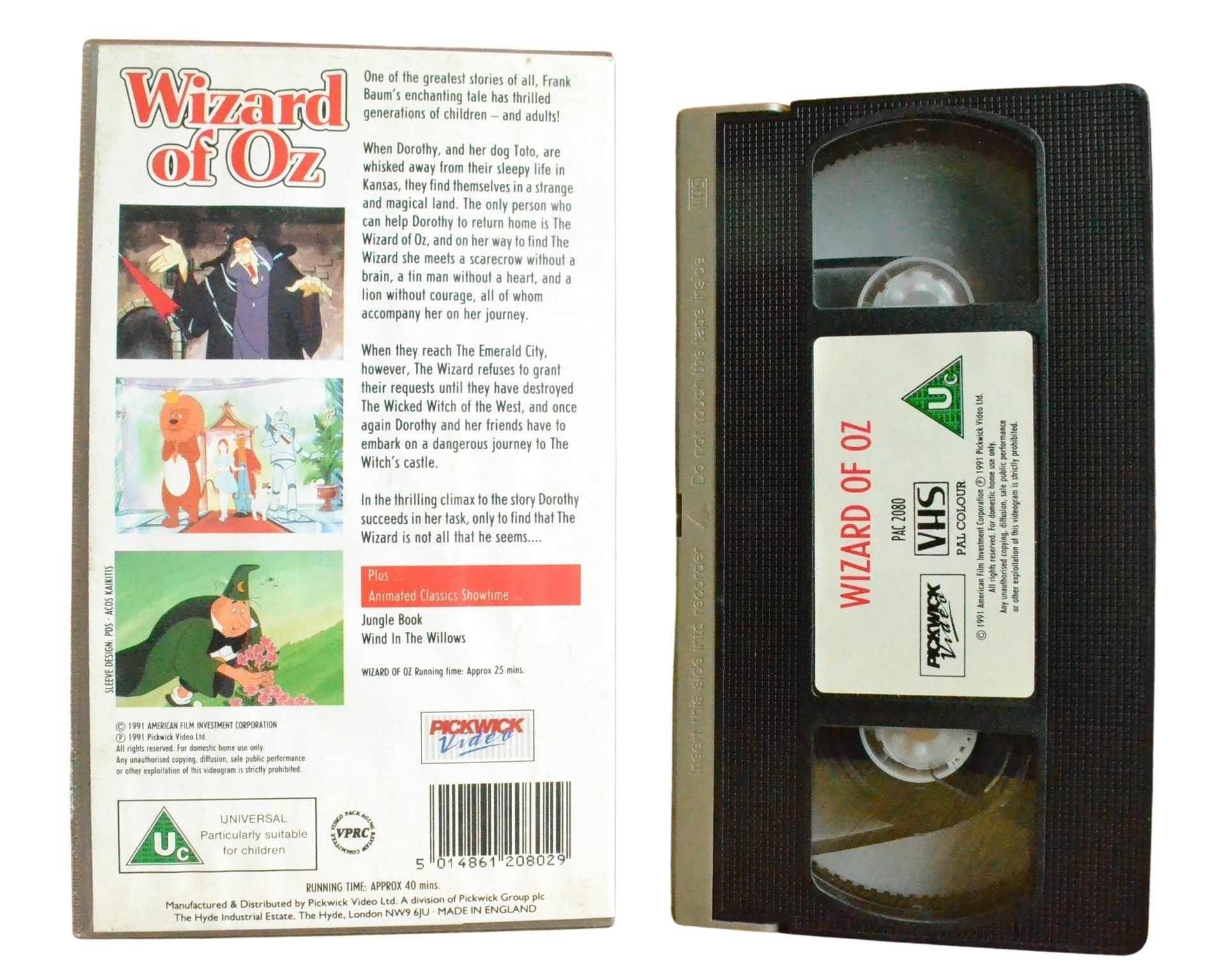 Wizard of OZ - Children’s - Pal VHS-