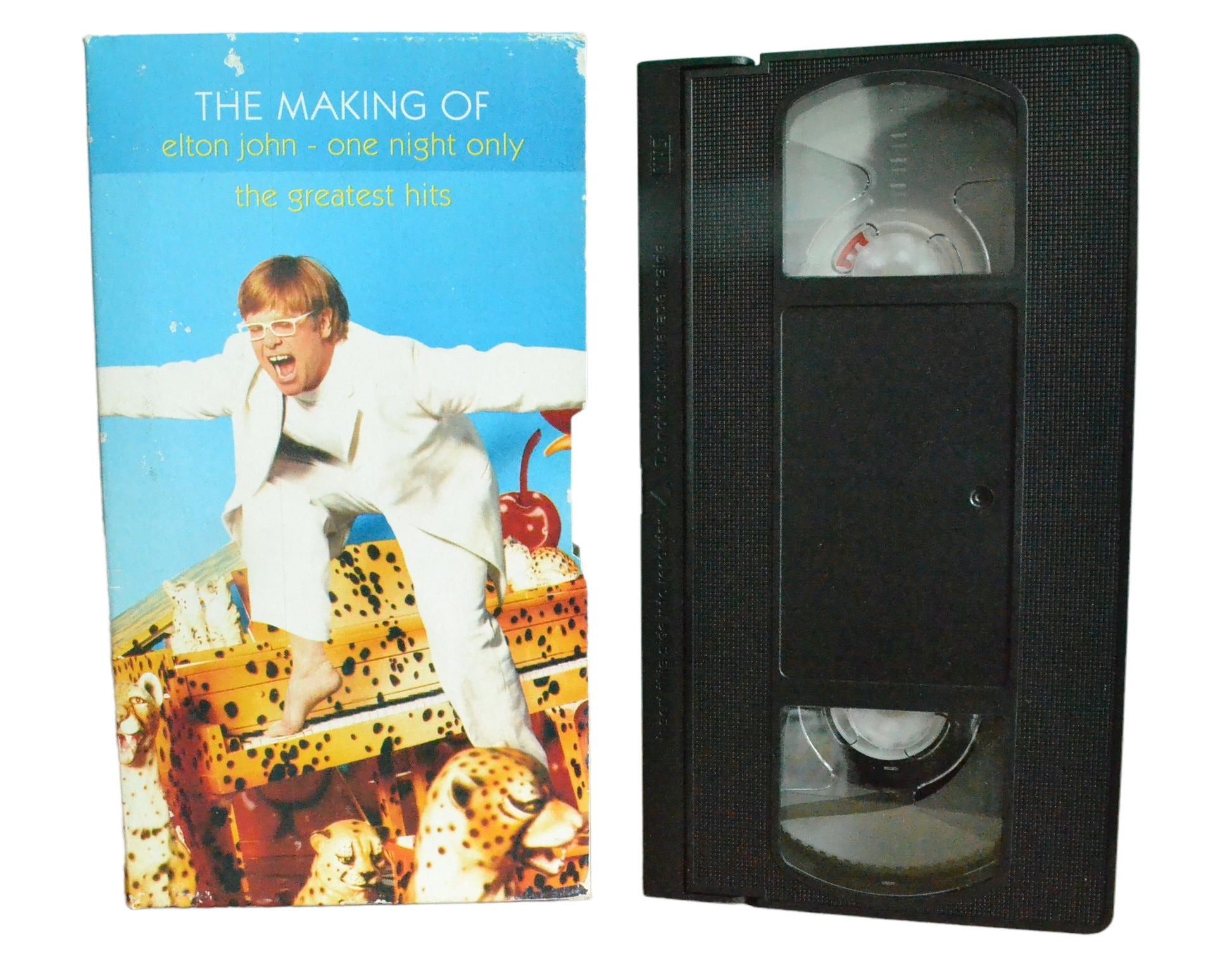 The Making of Elton John - One Night Only the Greatest Hits - Carton Box - Pal VHS-