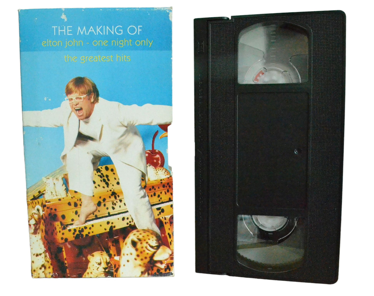 The Making of Elton John - One Night Only the Greatest Hits - Carton Box - Pal VHS-