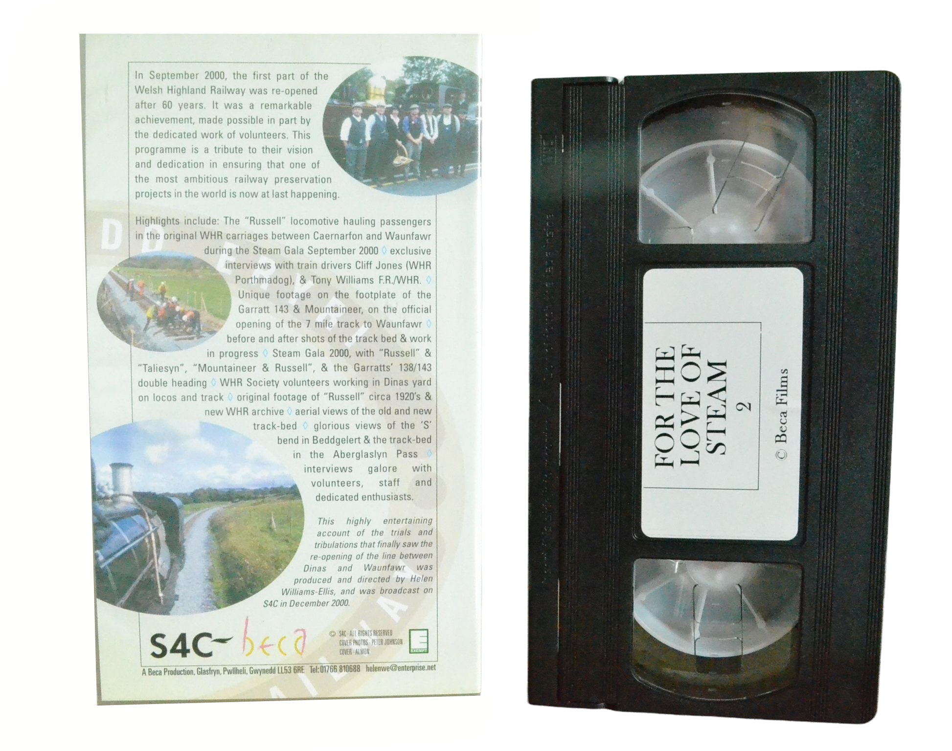 For The Love Of Steam II - Vintage - Pal VHS-