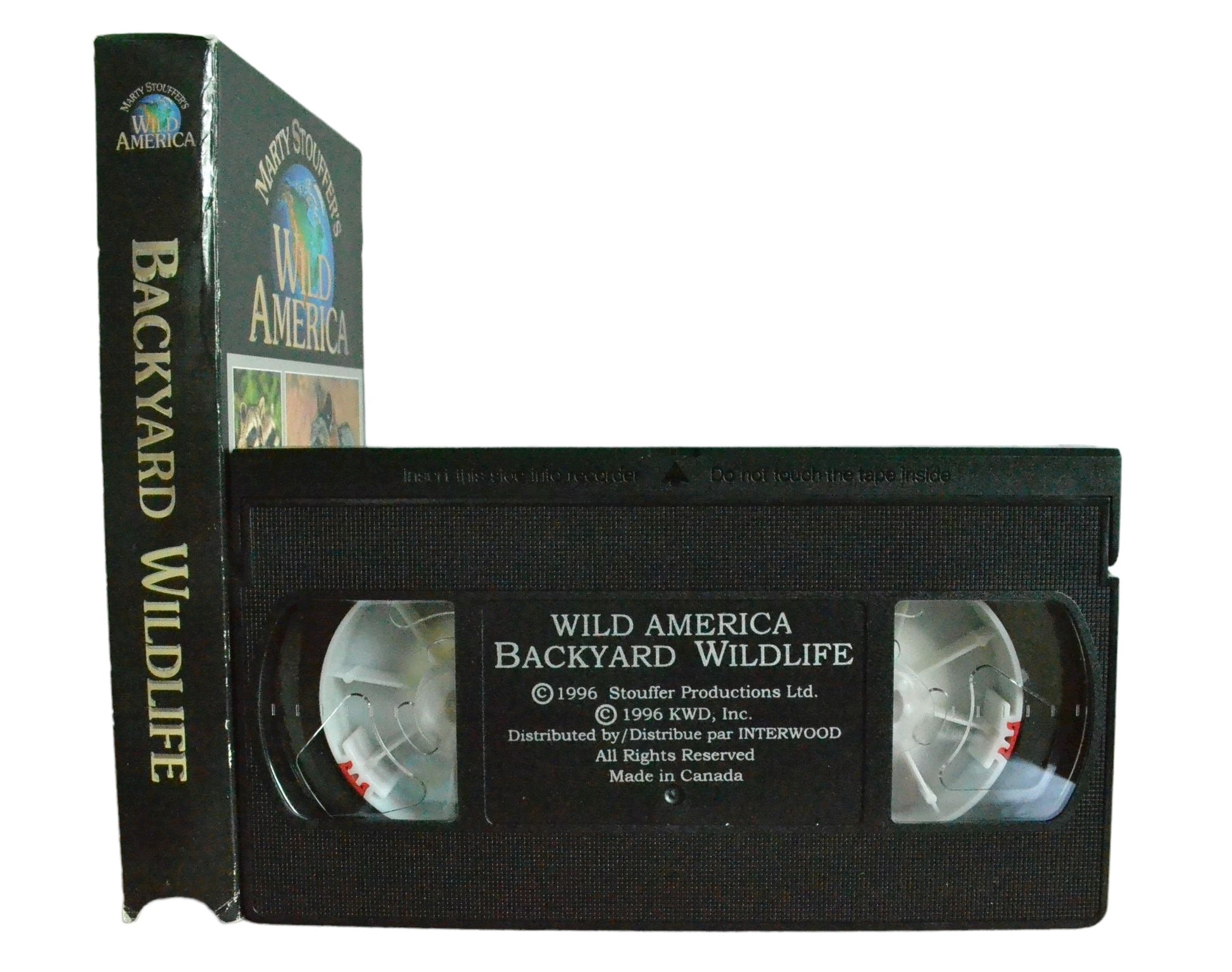 Marty Stouffer's Wild America Backyard Wildlife - Interwood - Carton Box - Pal VHS-