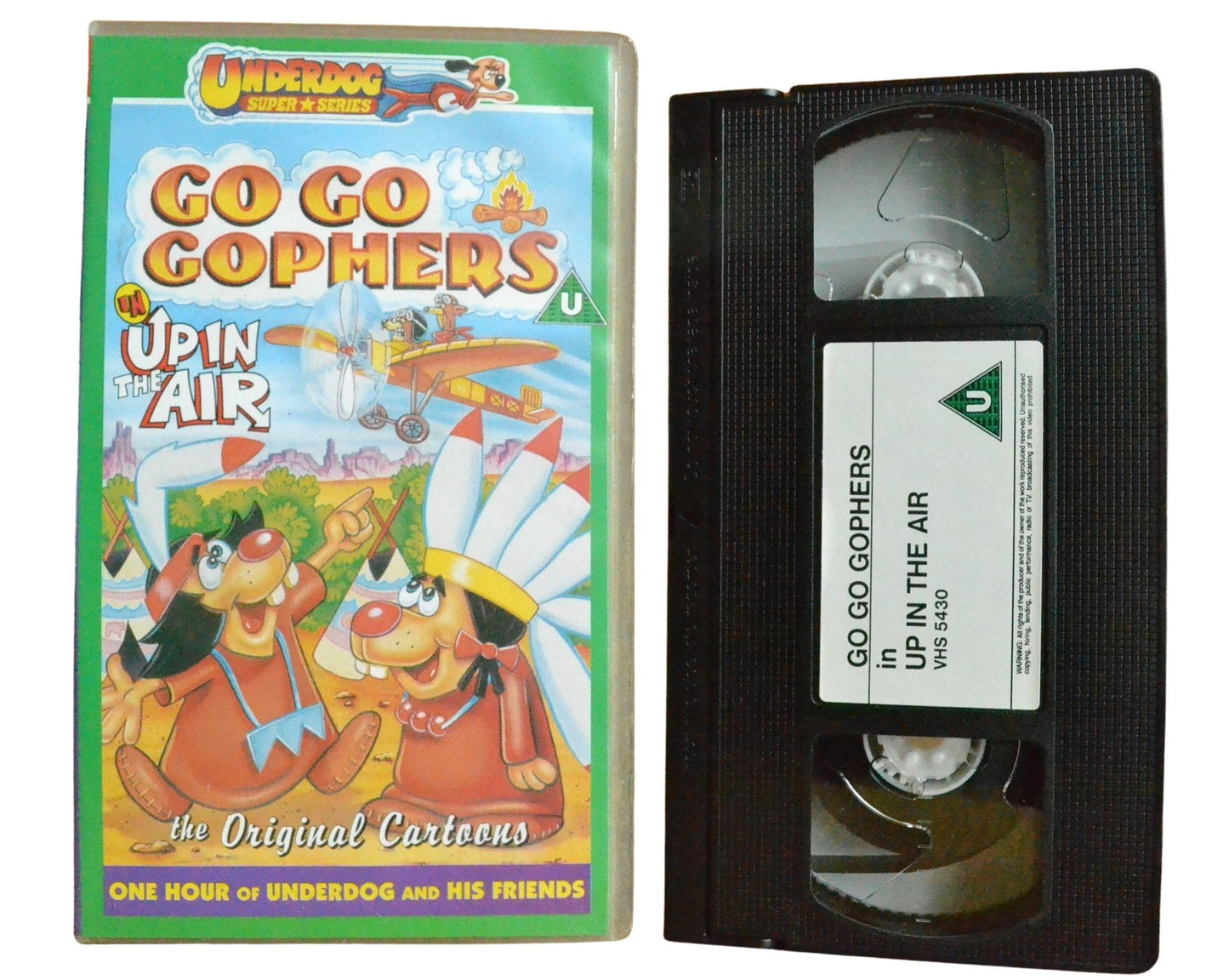 Go Go Gophers In Up In The Air - Children’s - Pal VHS-